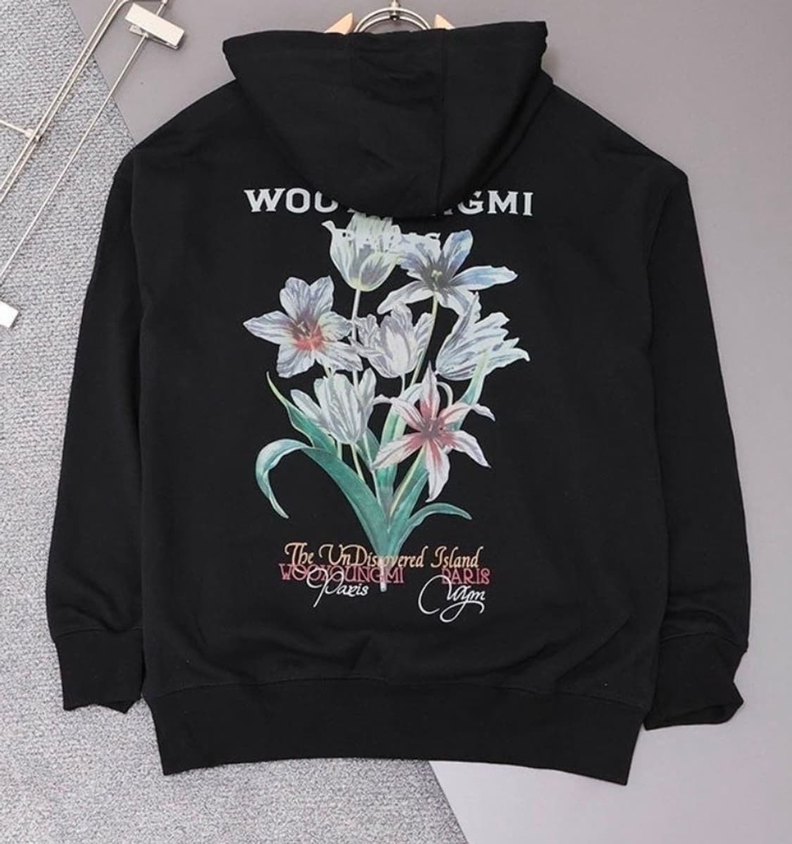 우영미 후드티 블랙 상품이미지2