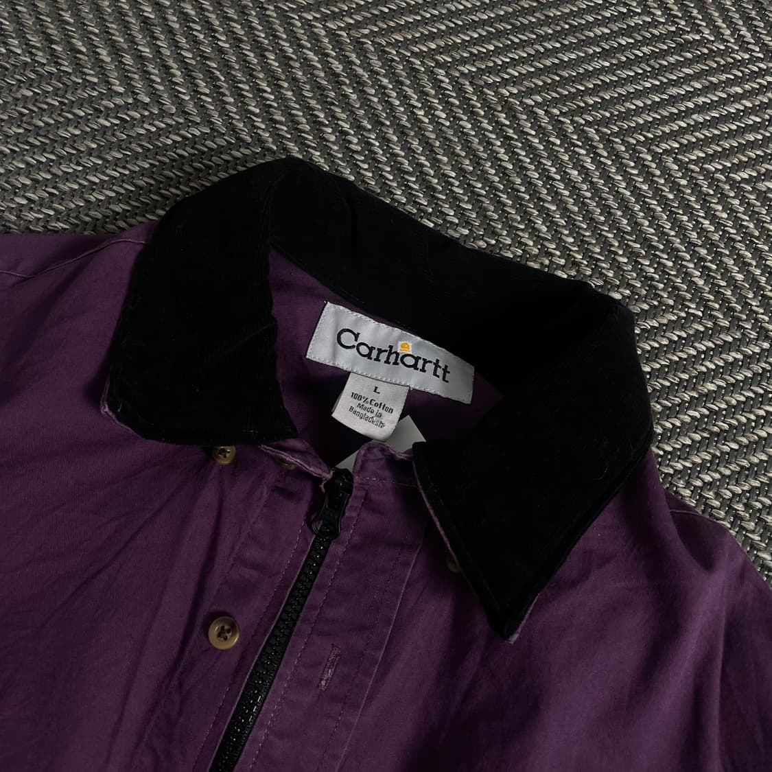 칼하트 크롭 리메이크 투웨이 셔츠 자켓o 3510 상품이미지5