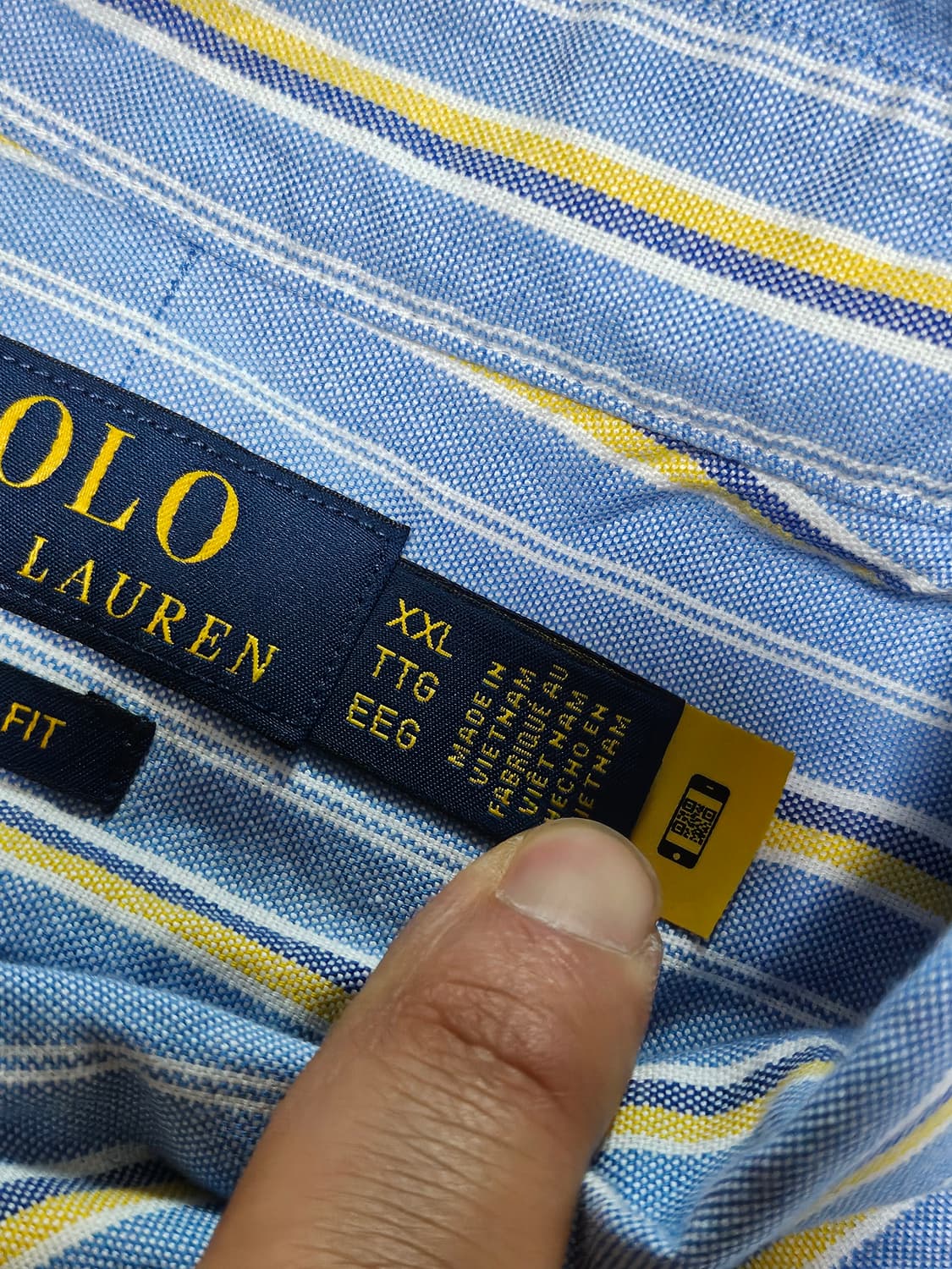 폴로랄프로렌 스트라이프 빅셔츠 XXL 상품이미지3