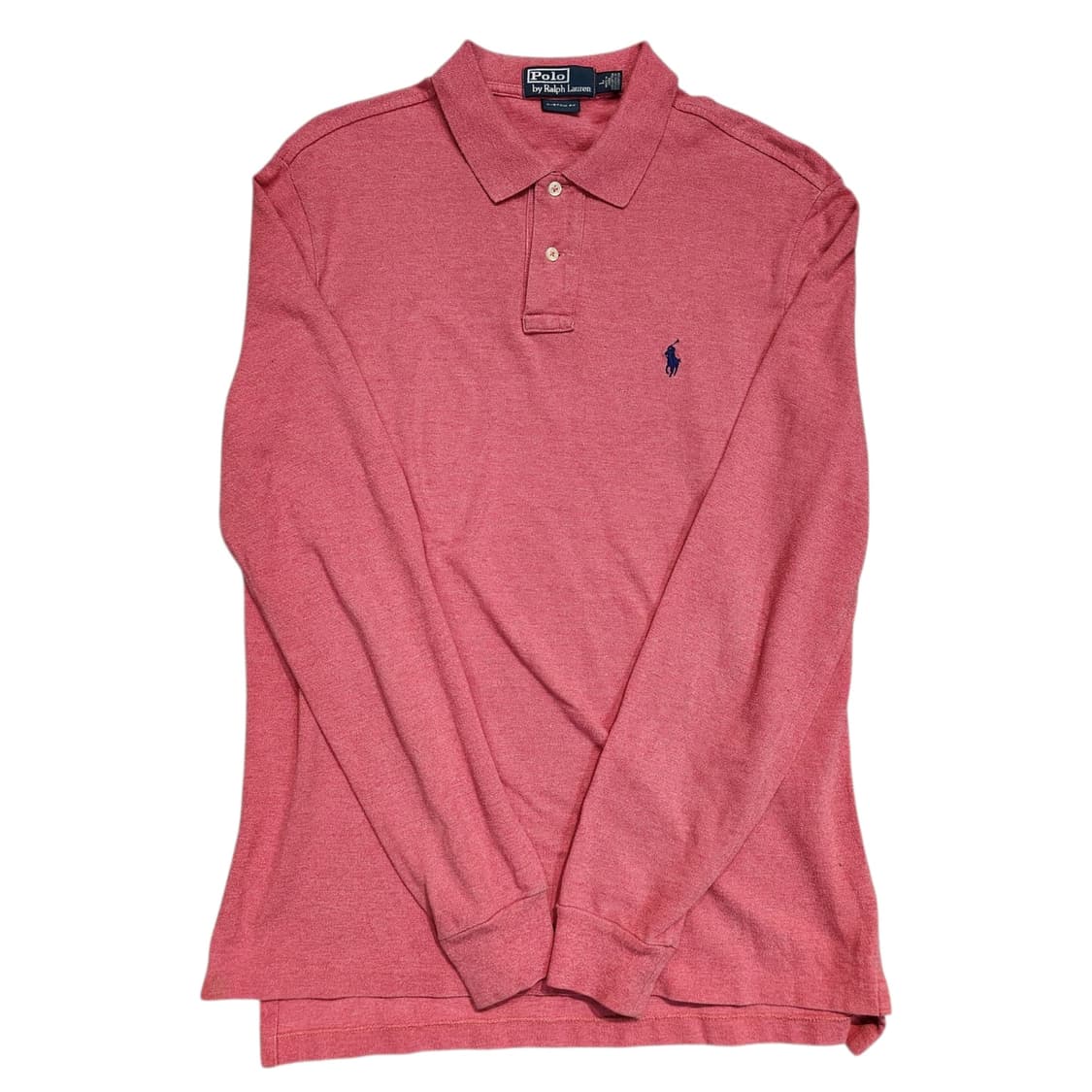 폴로 랄프로렌 커스텀핏 카라 니트 레드 (L) 상품이미지1