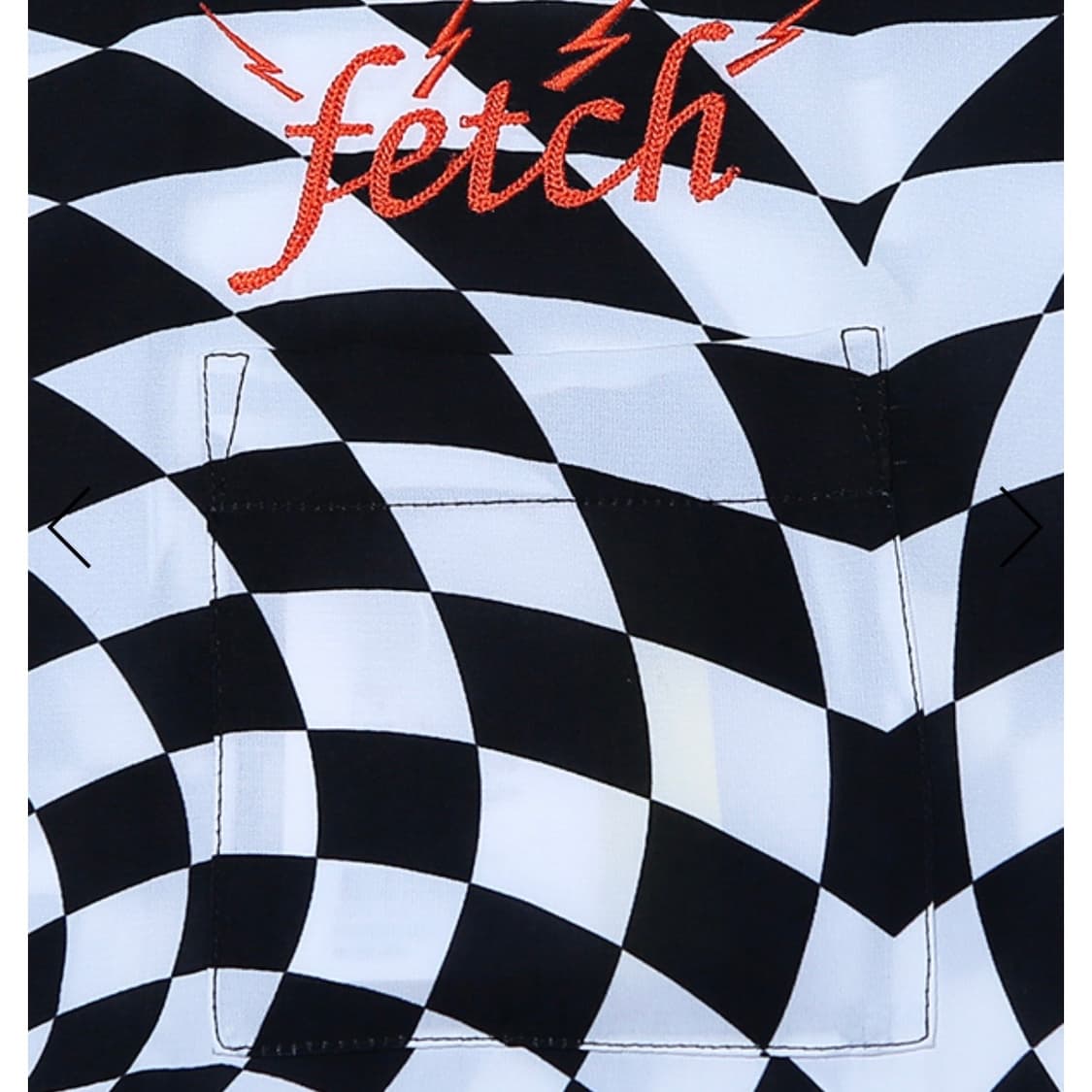 fetch(페치) 체커 레이서 셔츠 블랙 상품이미지6