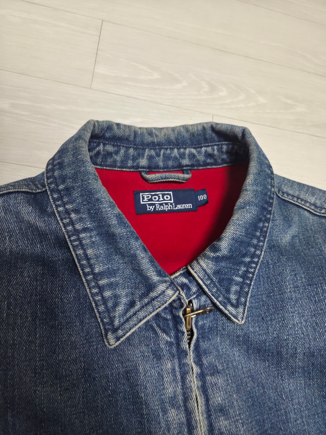 90년대 생산 폴로 데님 스윙톱 자켓 상품이미지2