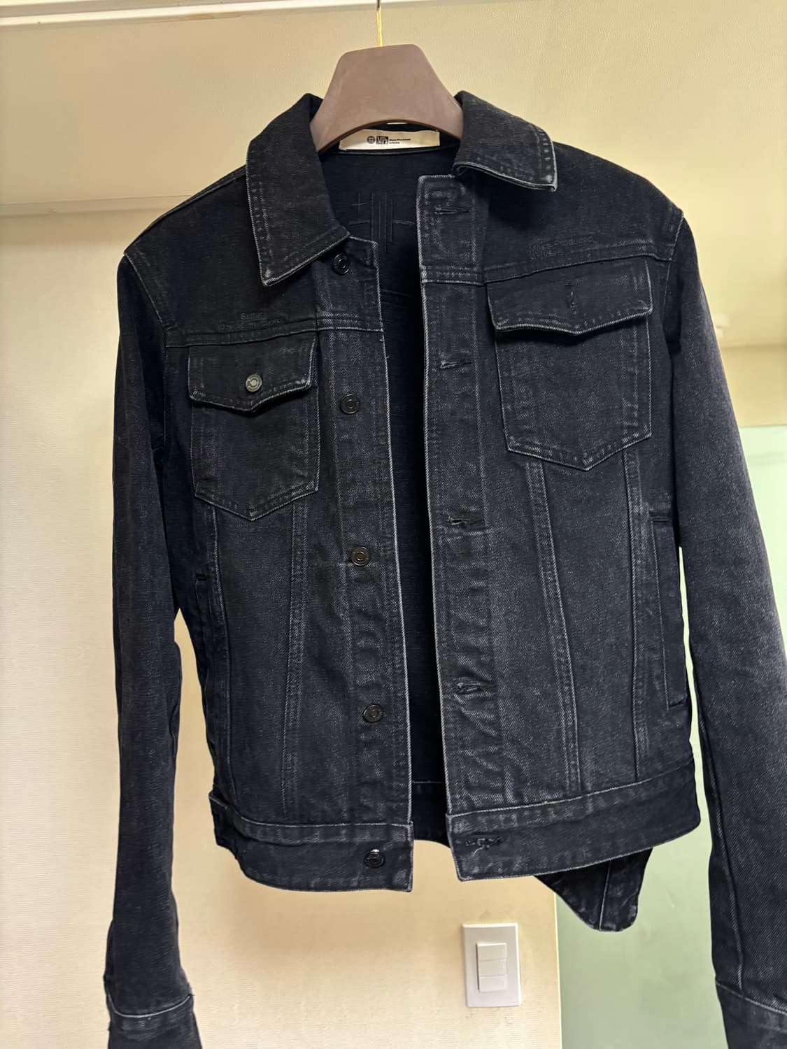 [S] Plasticproduct 트러커 자켓 블랙 상품이미지2