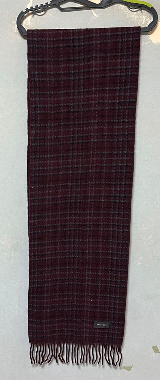 빈폴 울 머플러 목도리 캐주얼 체크 프리  상품이미지1