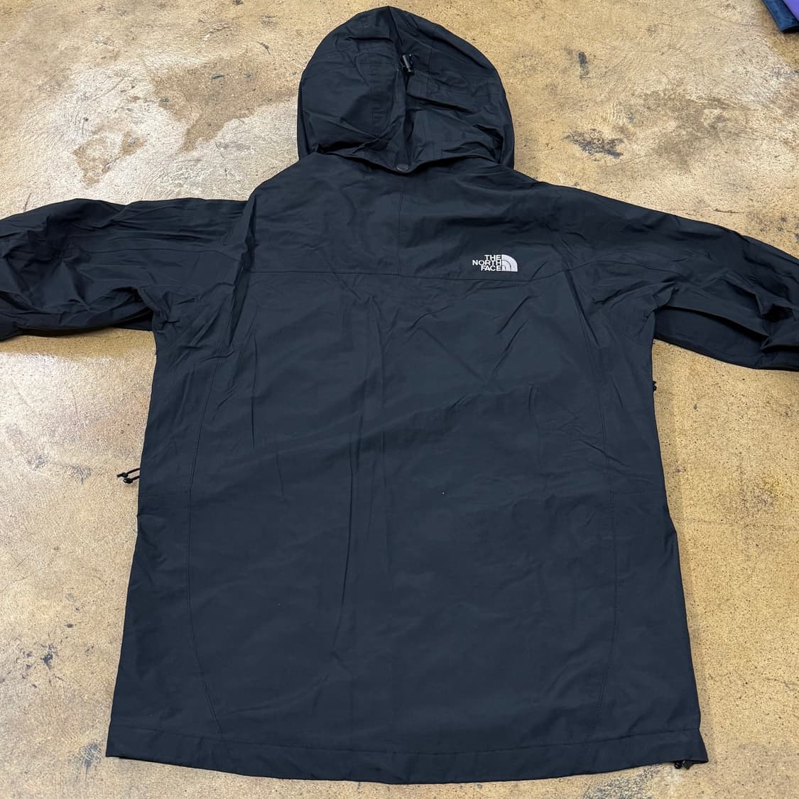 [정품/90] 노스페이스 블랙 바람막이 후드 자켓 b15 상품이미지4