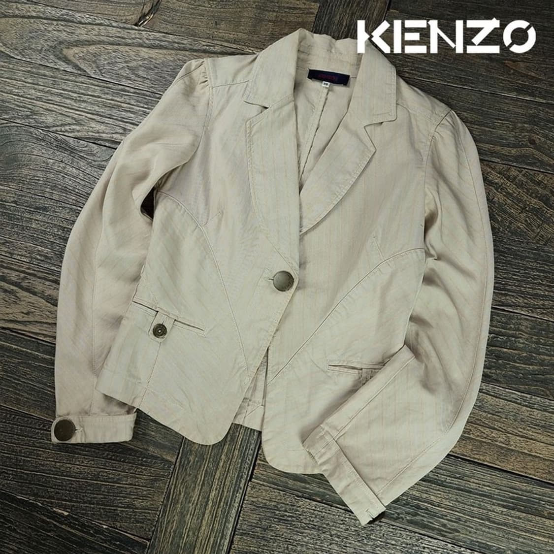 [겐조] 빈티지 린넨 블레이저 자켓 P01575 상품이미지1