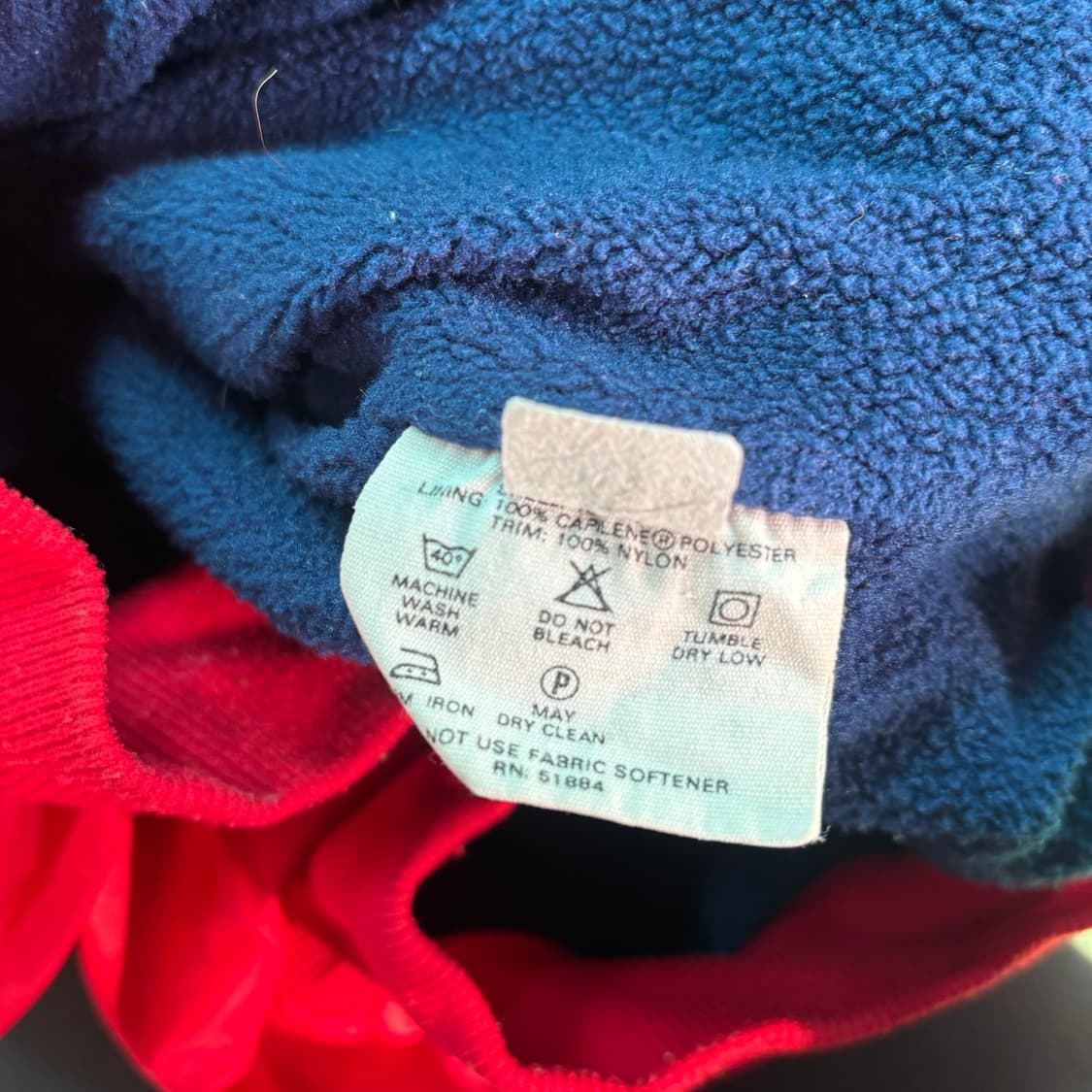 90s USA🇺🇸 파타고니아 쉘드 신칠라 웜업 봄버 자켓 딥파일 상품이미지5