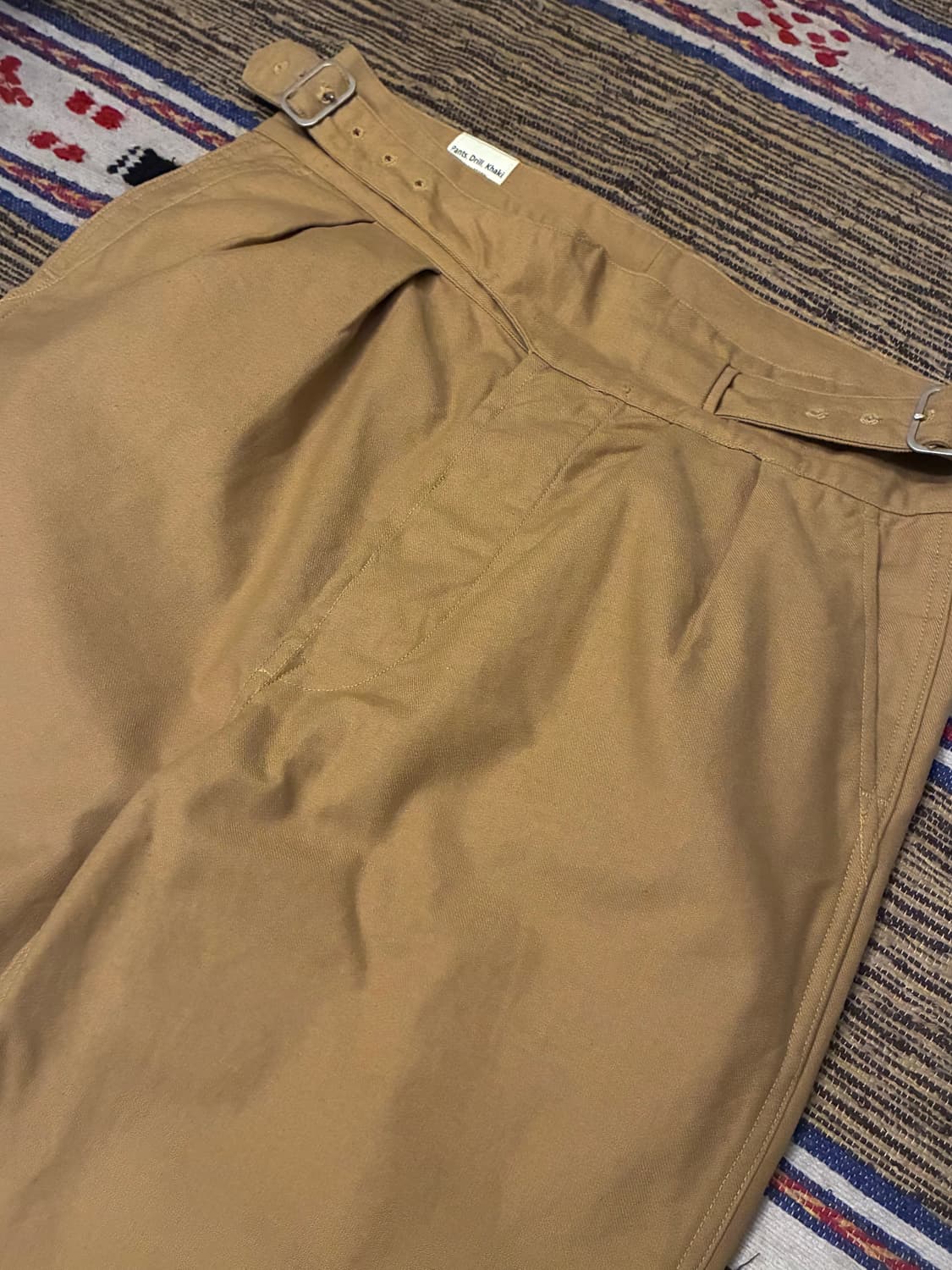 (L~XL)브론슨 논스탁 아미 투턱 구르카팬츠 카키베이지 상품이미지4