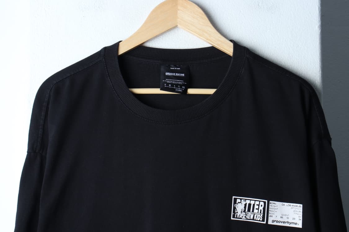 (XL-2XL) 그루브라임 반팔 티셔츠 빅사이즈 블랙 스트릿-H32404 상품이미지3