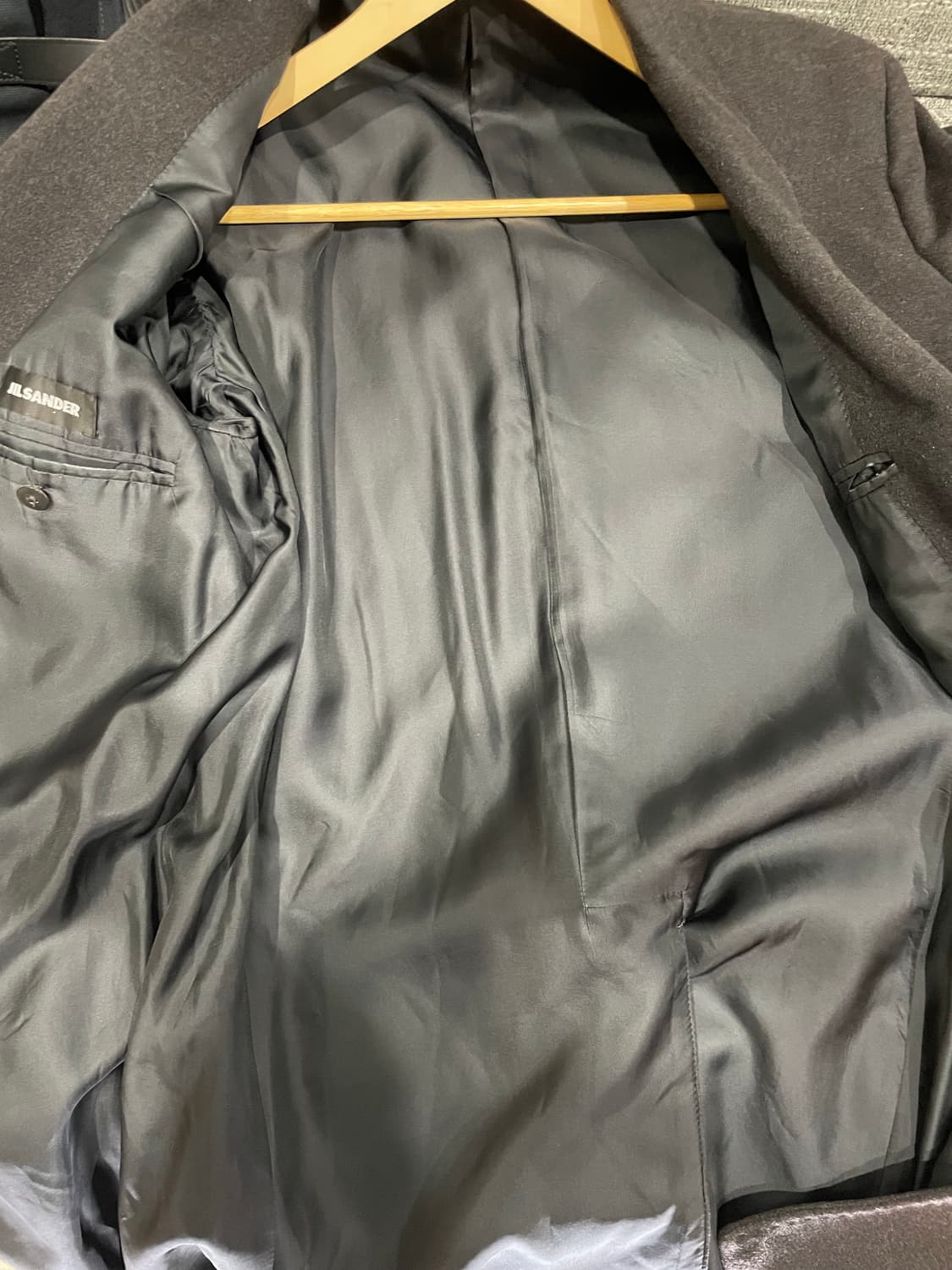 질샌더 남성 캐시미어 코트 48 상품이미지3