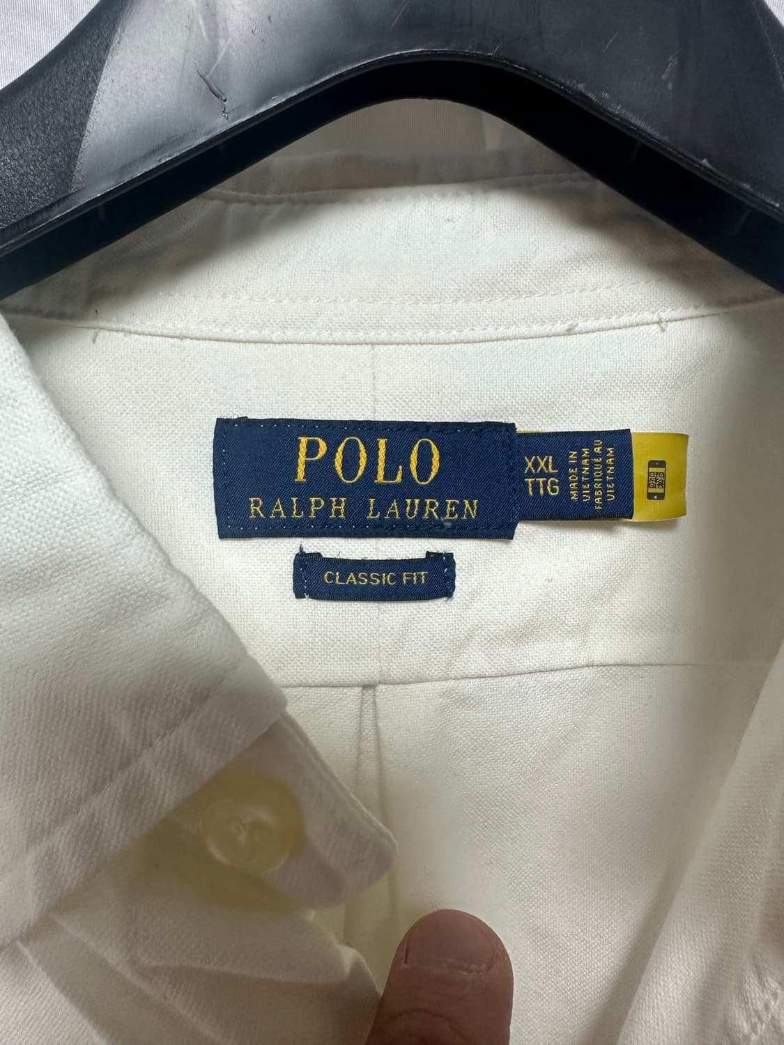 no.171 폴로 랄프로렌 옥스포드 화이트셔츠 xxl 상태굿 상품이미지3