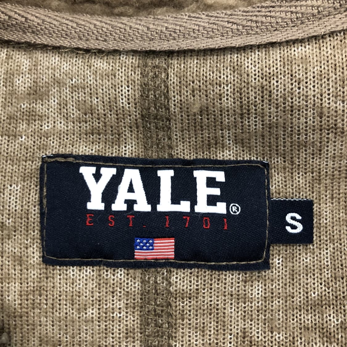 YALE 예일 양털 후리스점퍼 S 넉넉  상품이미지5