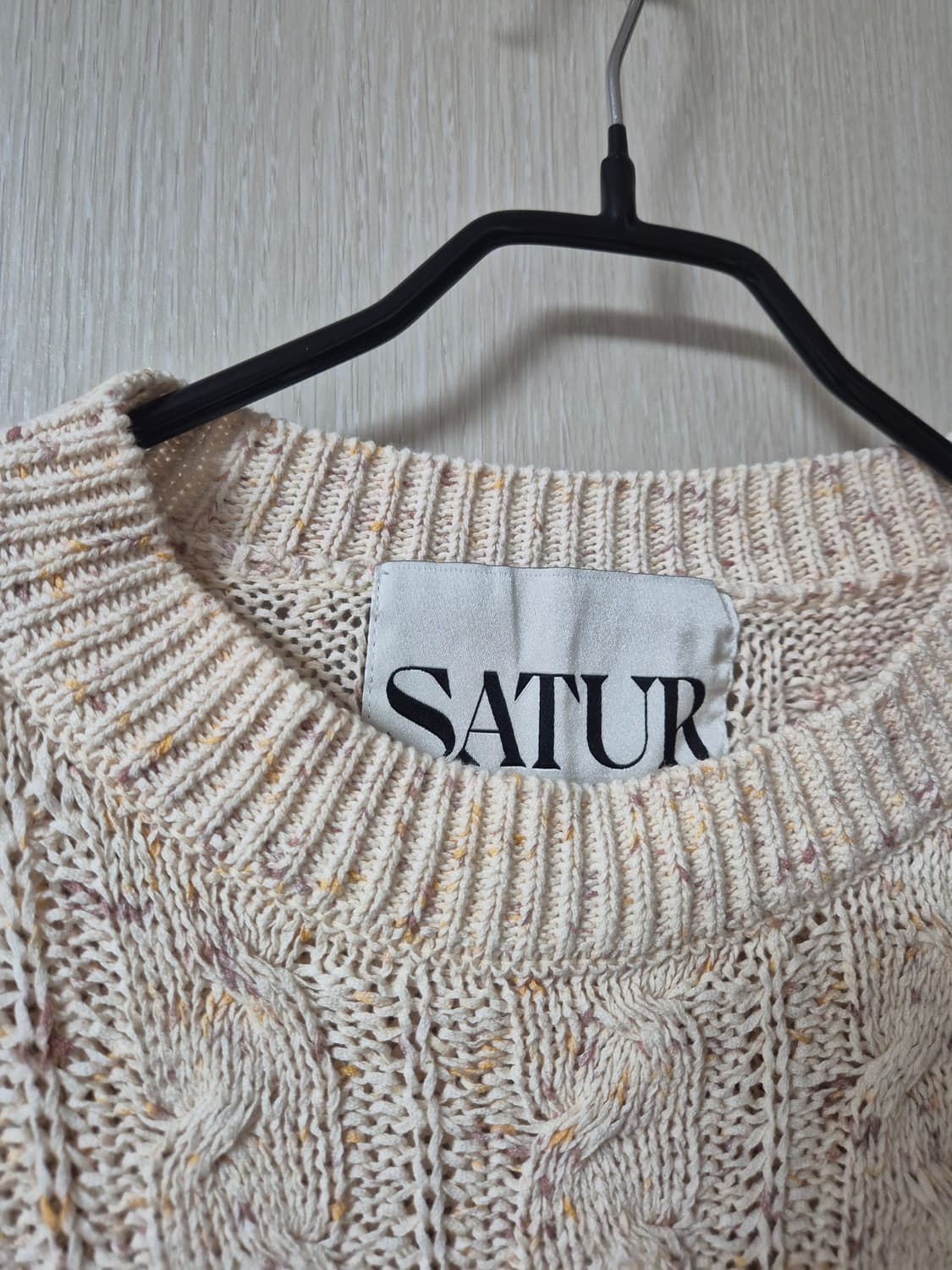 세터 몬타라 슬릿 케이블 풀오버 니트 보헤미안 m 상품이미지4