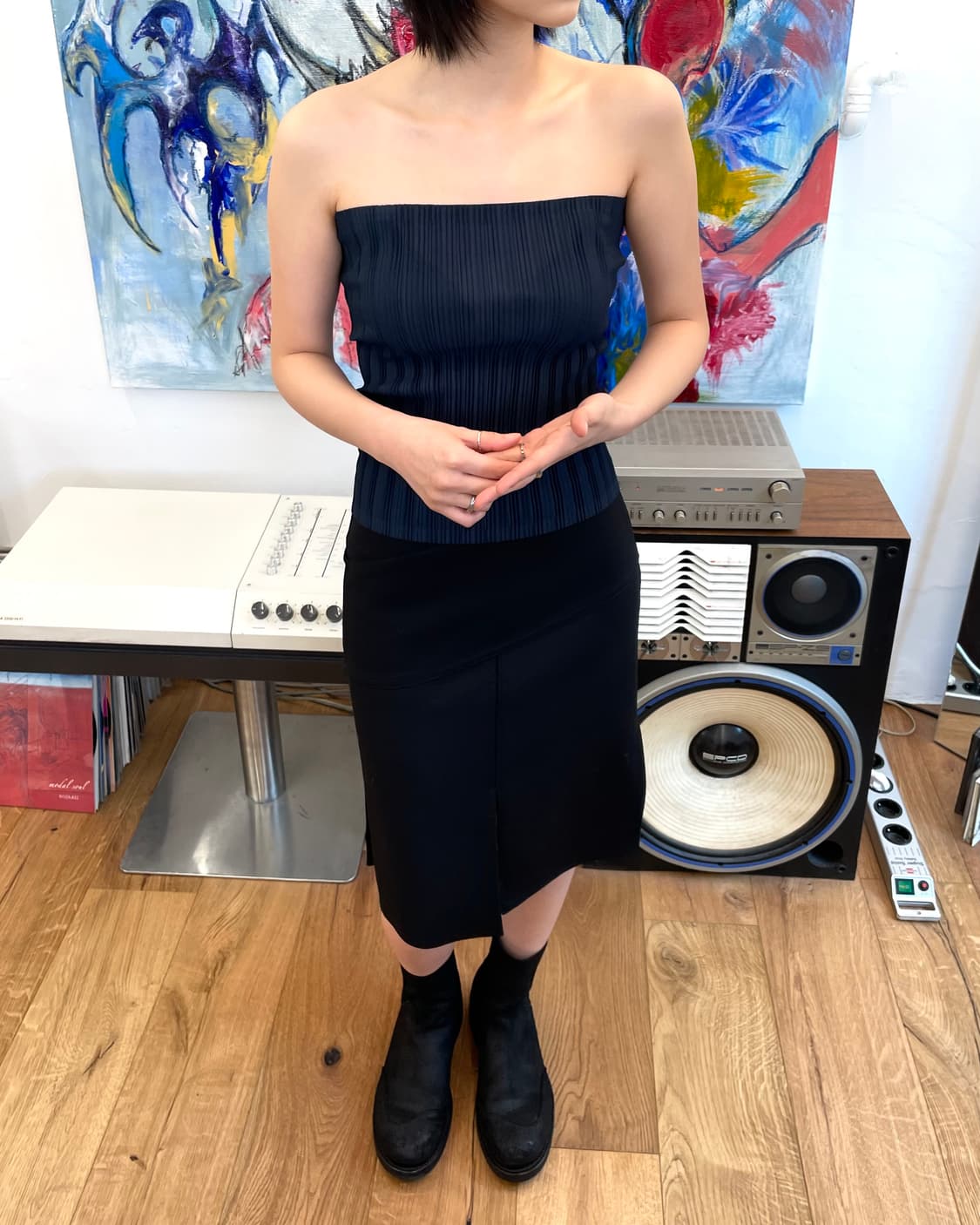 이세이미야케 플리츠플리즈 넥워머 & 튜브탑 상품이미지3