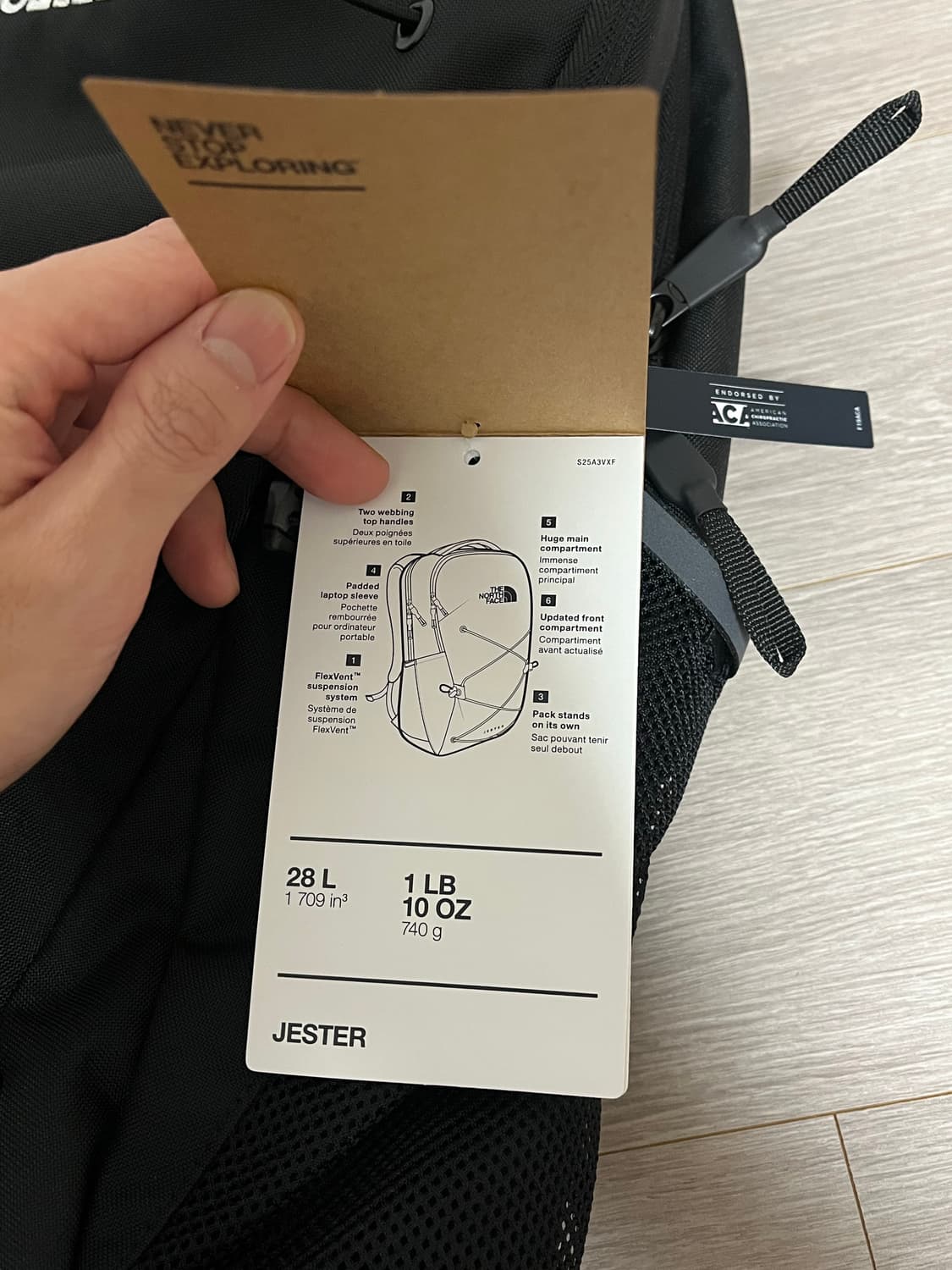 (새상품) 노스페이스 제스터 백팩 상품이미지4