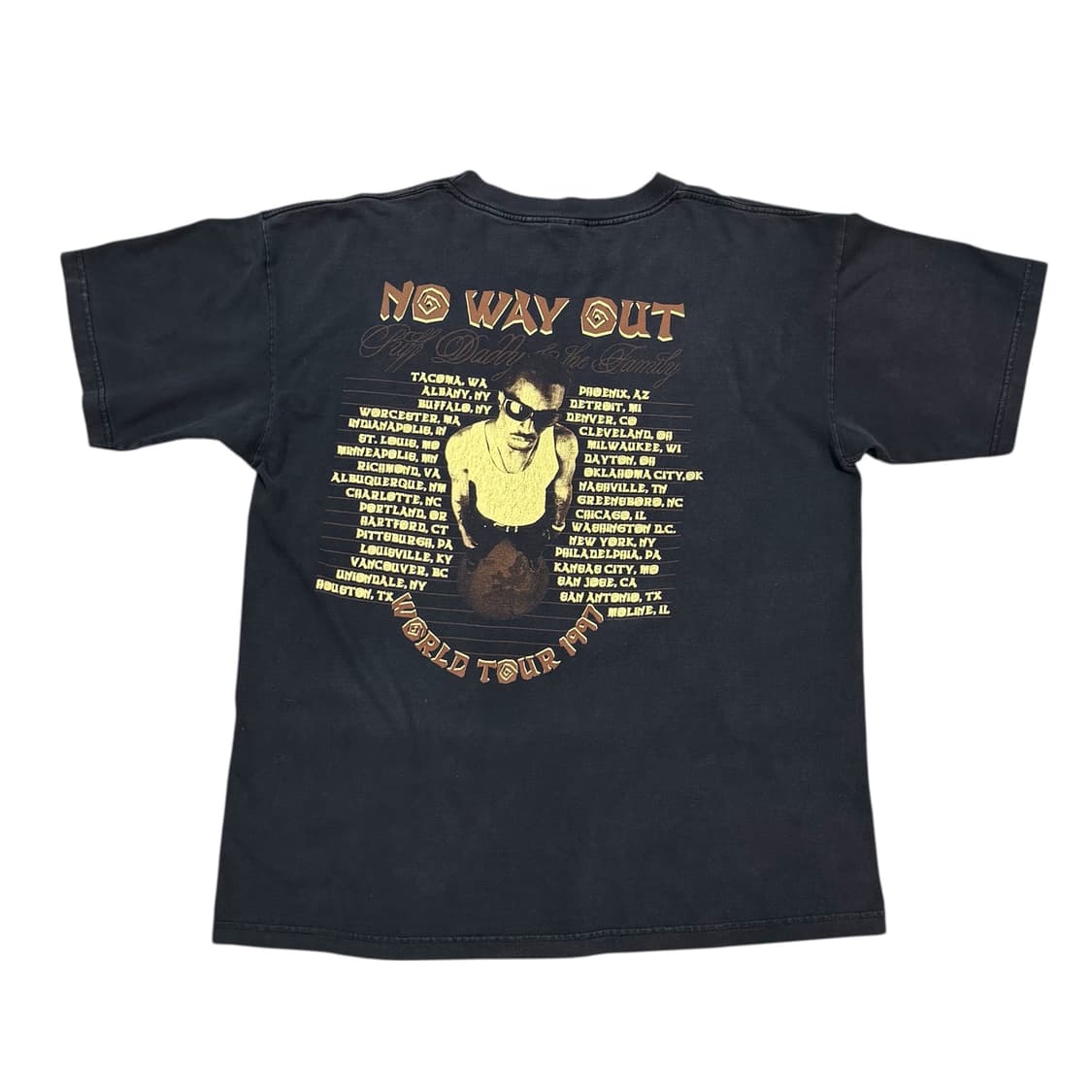 빈티지 90s 퍼프 대디 No Way Out 투어 티셔츠 상품이미지2