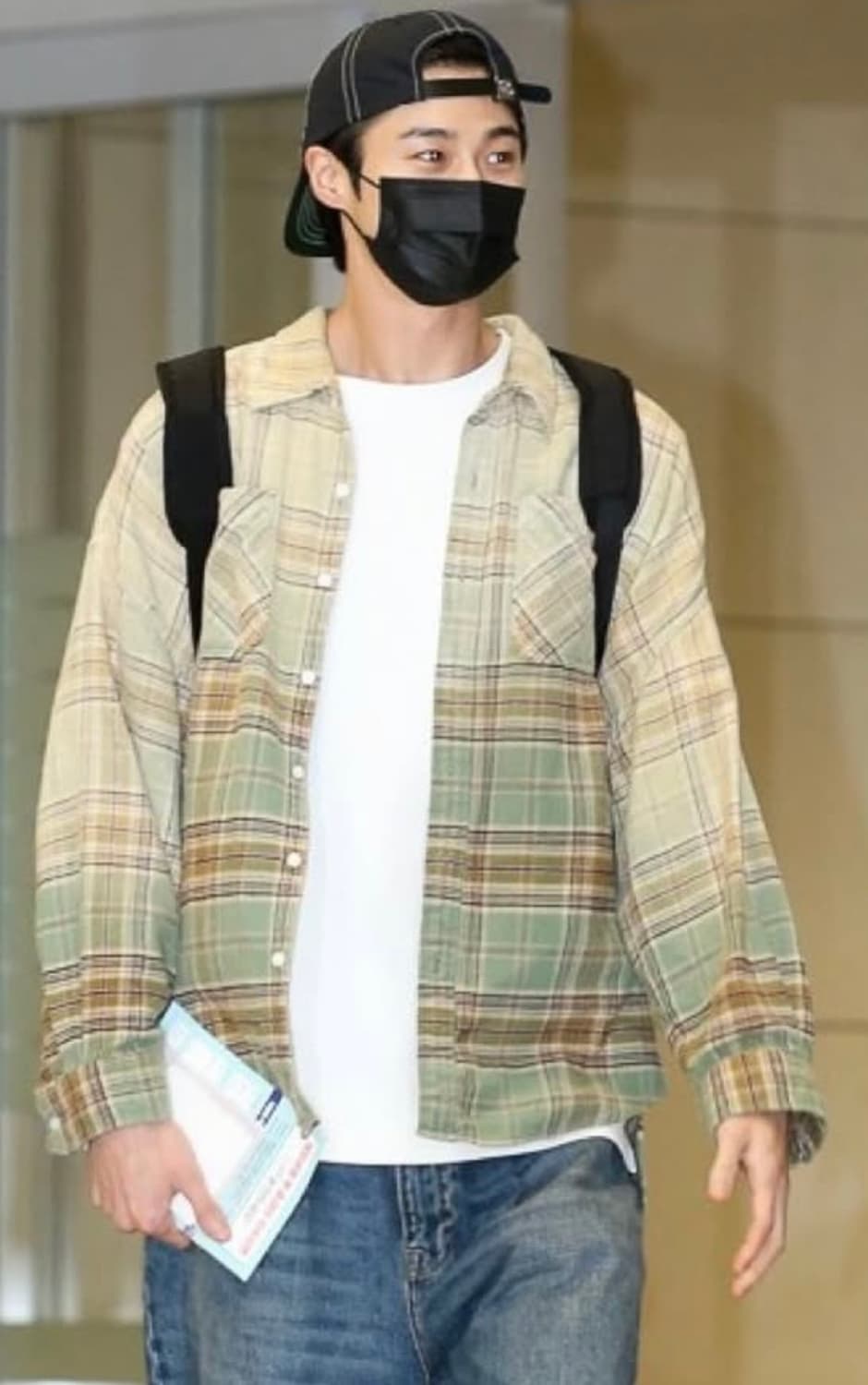 r13  드롭 넥 워크 셔츠 (변우석 셔츠) 상품이미지3