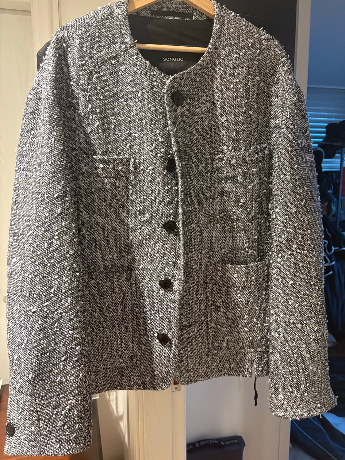 송지오 옴므 트위드 자켓 상품이미지1