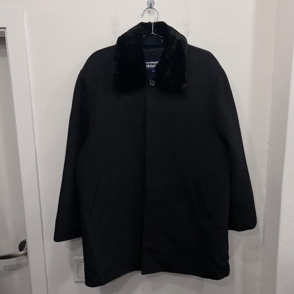 트레디 핸드메이드 퀼팅 이너 밍크카라 울 하프코트 상품이미지2