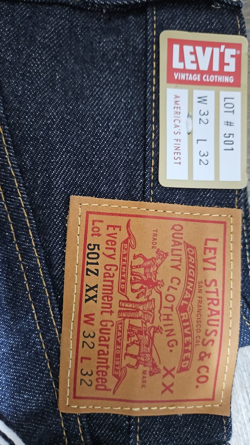 리바이스 LVC 1954 501 리지드 32x32 상품이미지4