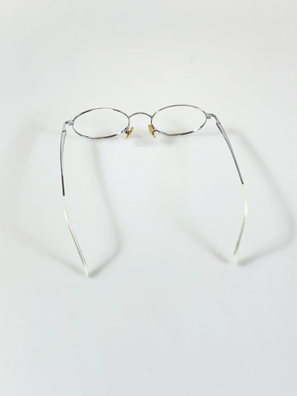 실버 슬림 오벌 메탈 프레임 빈티지 안경 상품이미지5