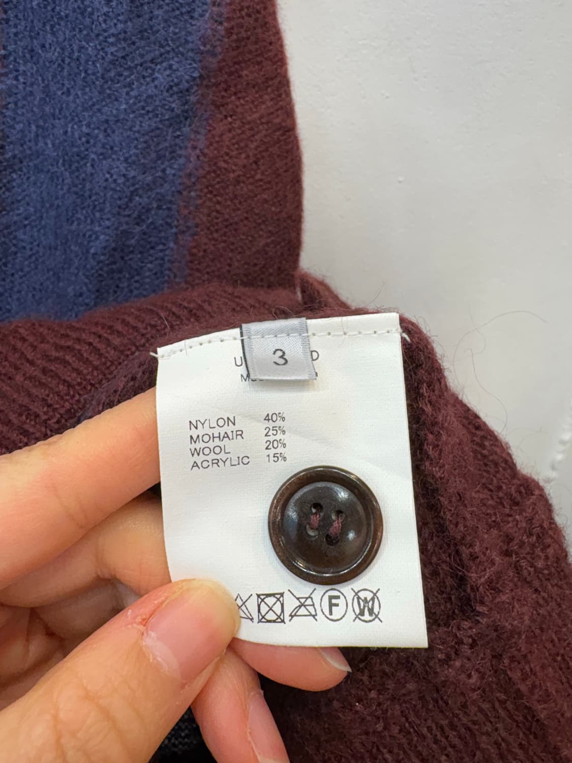 언유즈드 스트라이프 가디건 상품이미지5