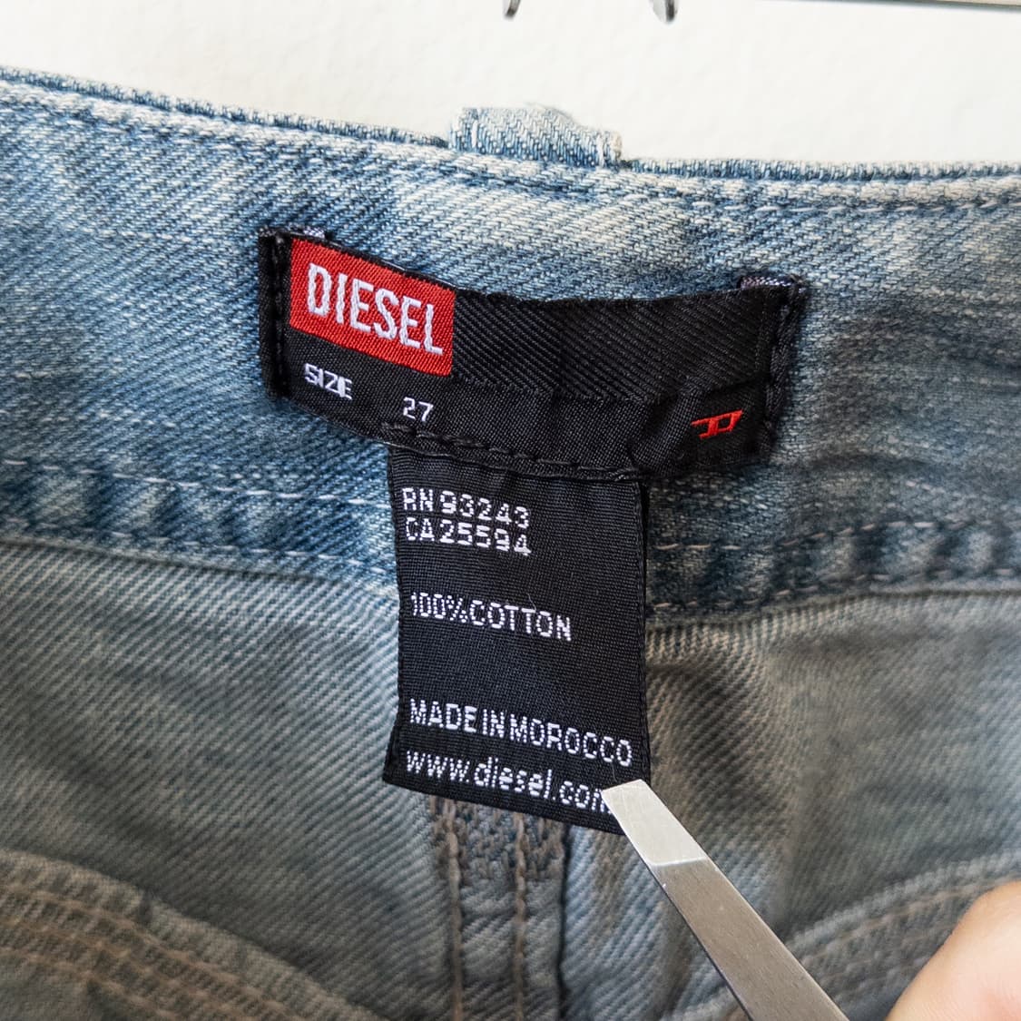 디젤 y2k 데님 스커트 상품이미지6