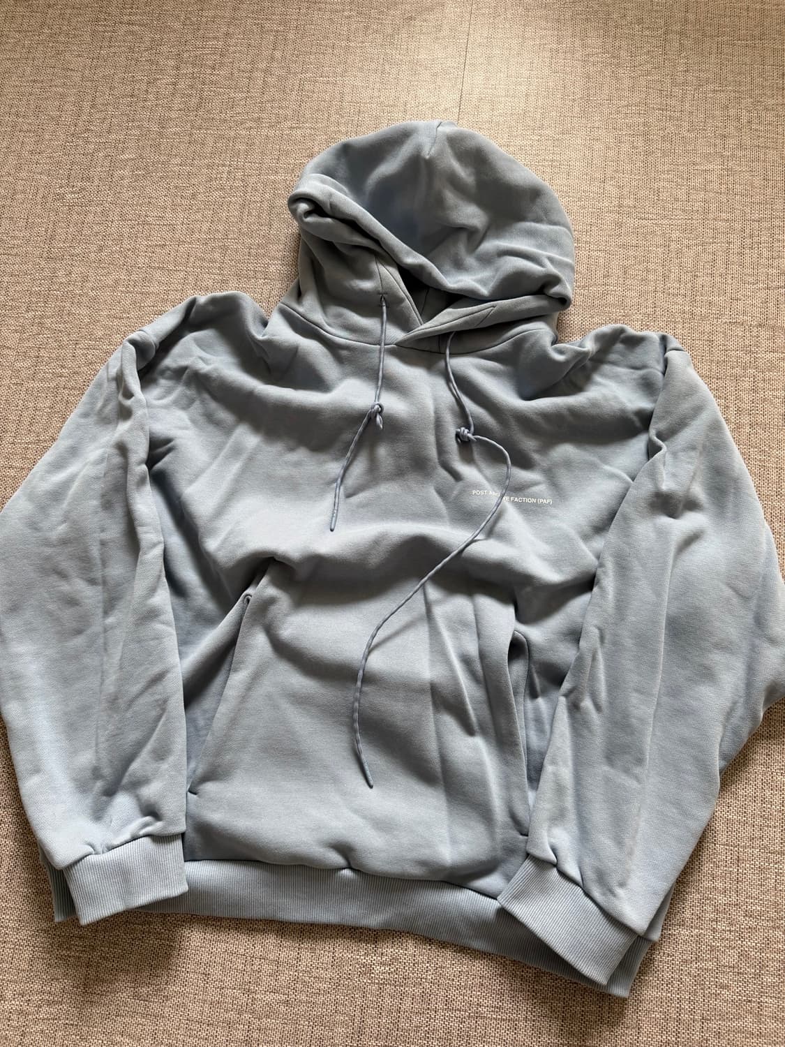 포스트아카이브팩션 8.0 hoodie Right 스카이블루 상품이미지3