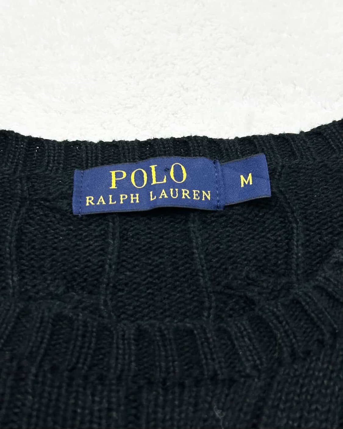 폴로 레드포니 블랙 케이블니트 상품이미지7