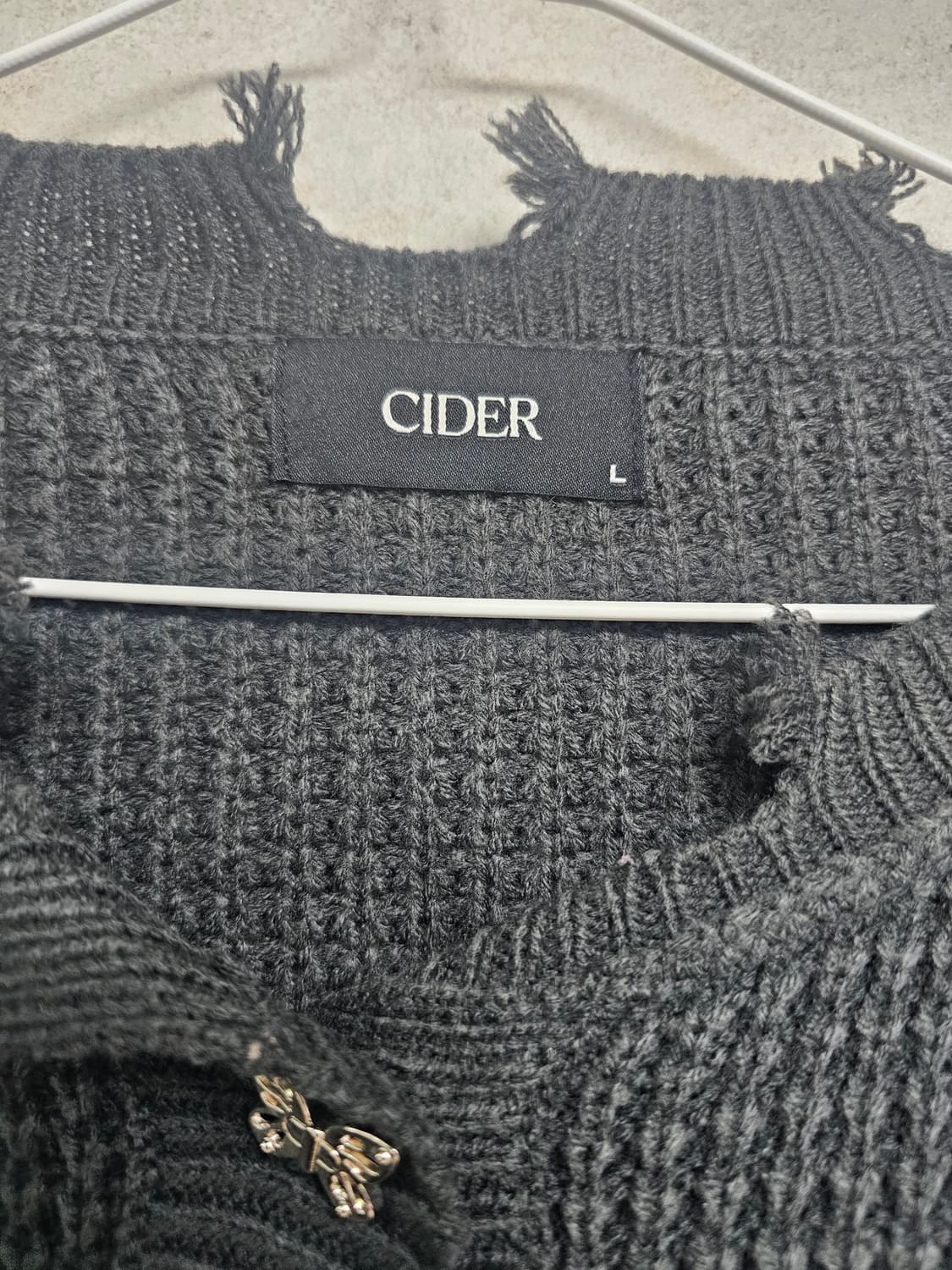 샵사이다 크롭 가디건 상품이미지2