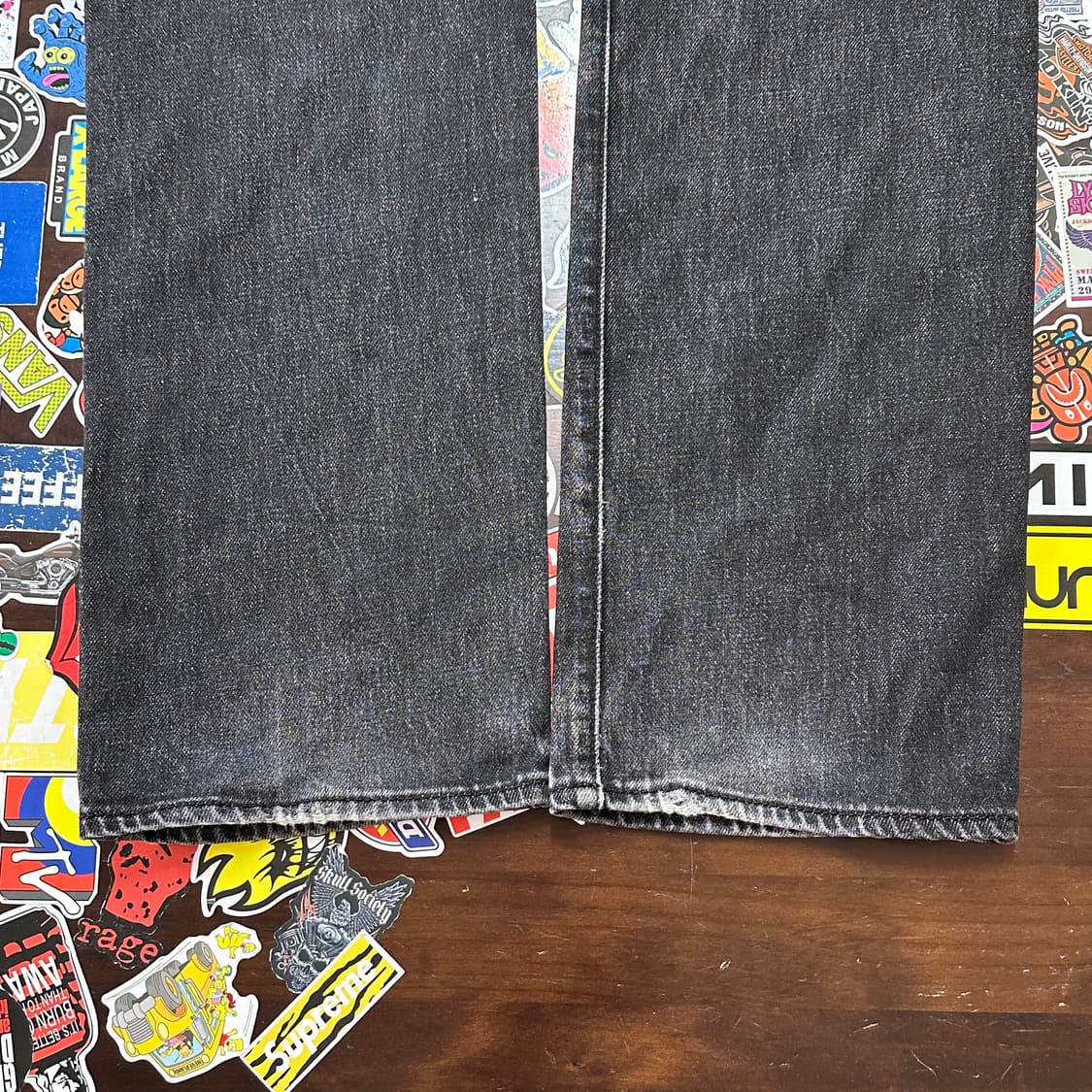 리바이스 501 블랙 진 데님 팬츠 32  상품이미지4