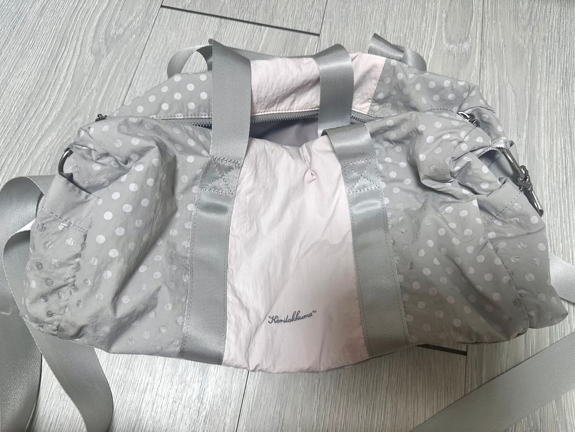 허그유어스킨 코리락쿠마 콜라보 더플백 상품이미지2