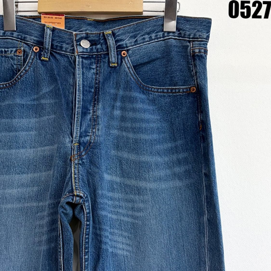리바이스 501 워싱 데님 팬츠 W33L32 0527 상품이미지2