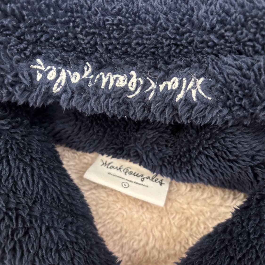 마크곤잘레스 스몰로고 후리스 후드집업 상품이미지3