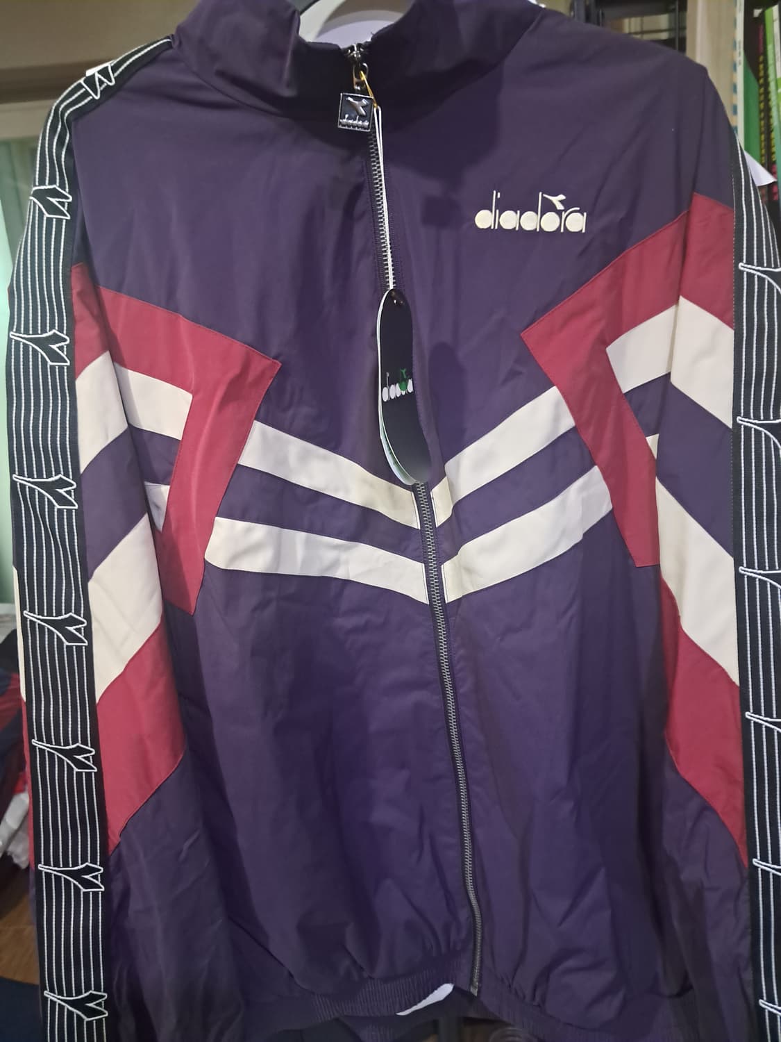 마이틴 신준섭 착용) 디아도라 1994 mvb 트랙수트 자켓 purple 상품이미지1
