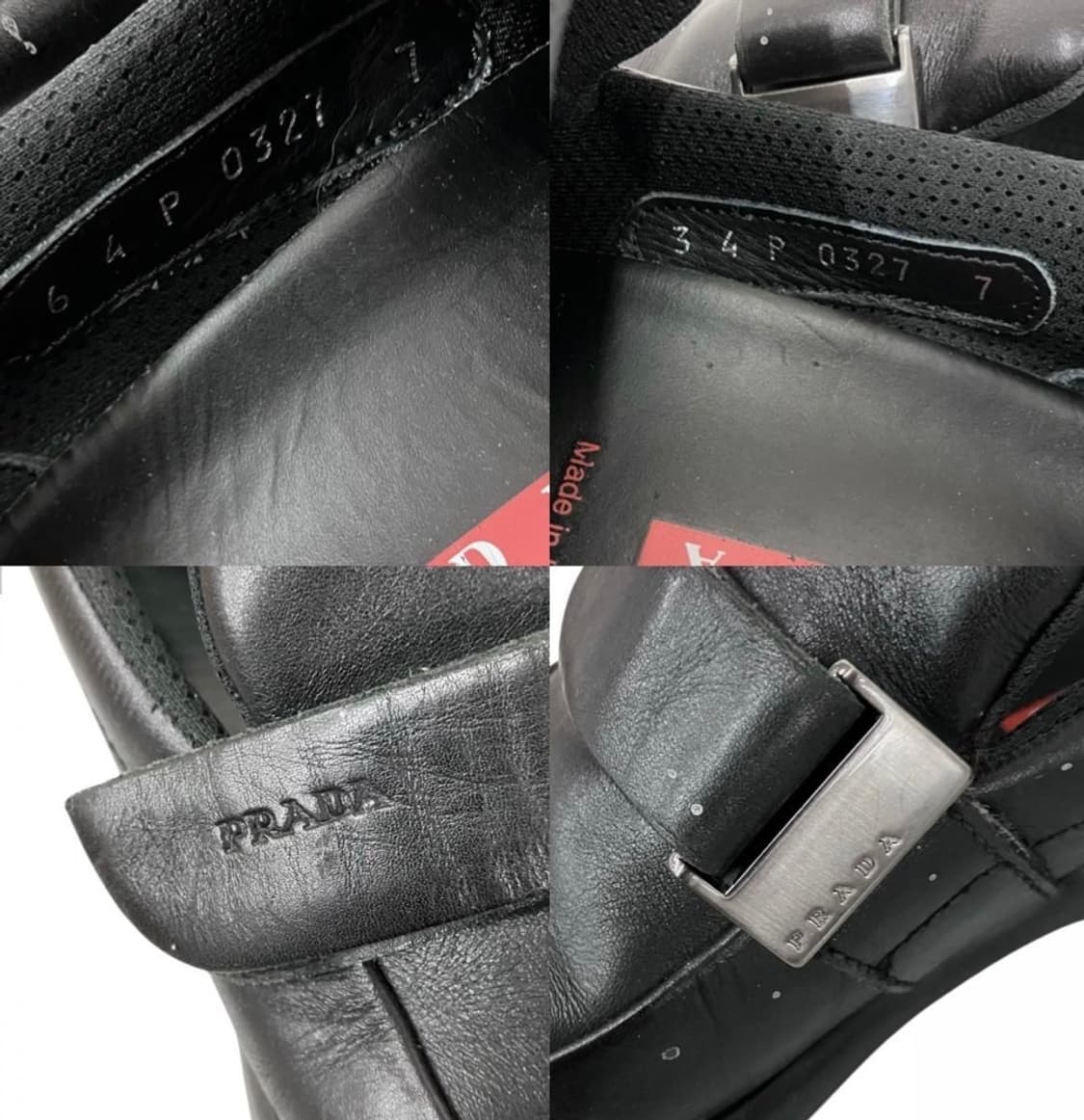 프라다 스포츠 리네아 로사 스트랩 레더 로퍼 상품이미지9