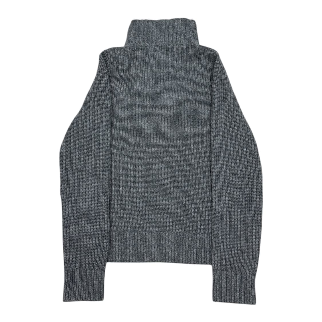 아베크롬비 빈티지 그레이 Y2K 스냅 단추 니트 M 상품이미지3