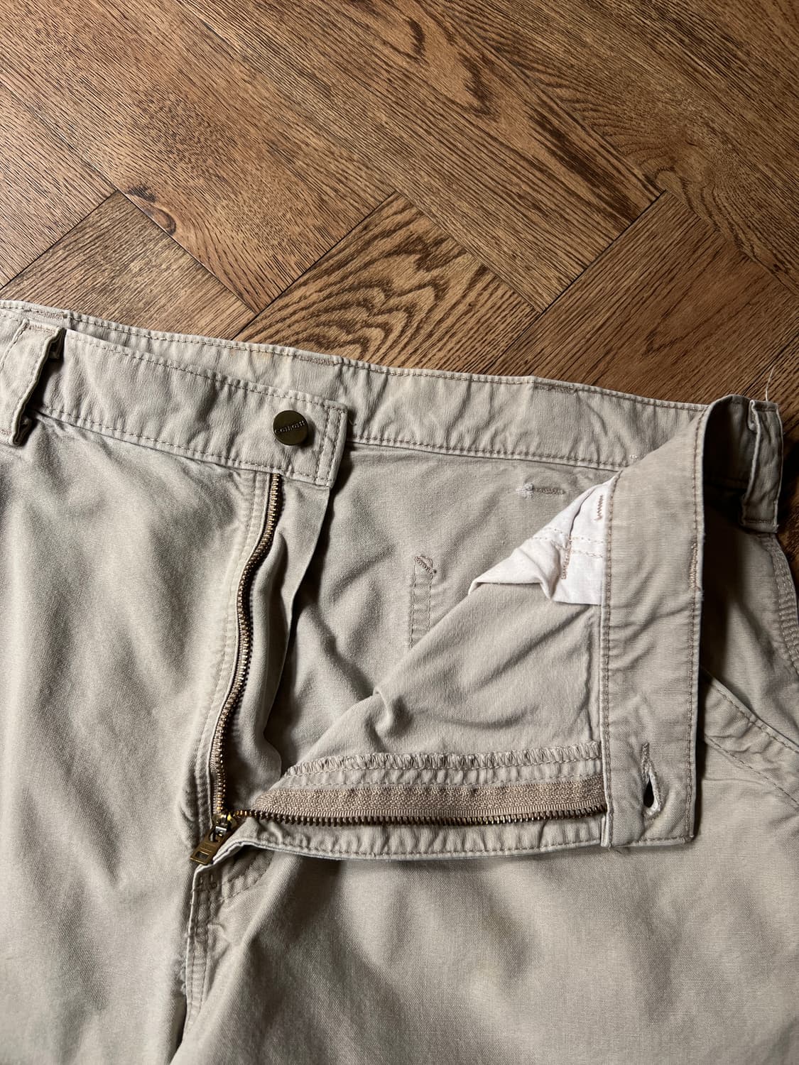 [38]칼하트 USA 탄 싱글니 카펜터 워크 팬츠 상품이미지3