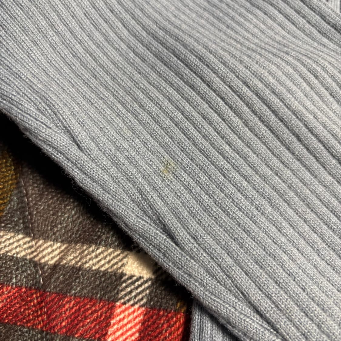 앤더슨벨 배색 반폴라 니트 M (100) 상품이미지4