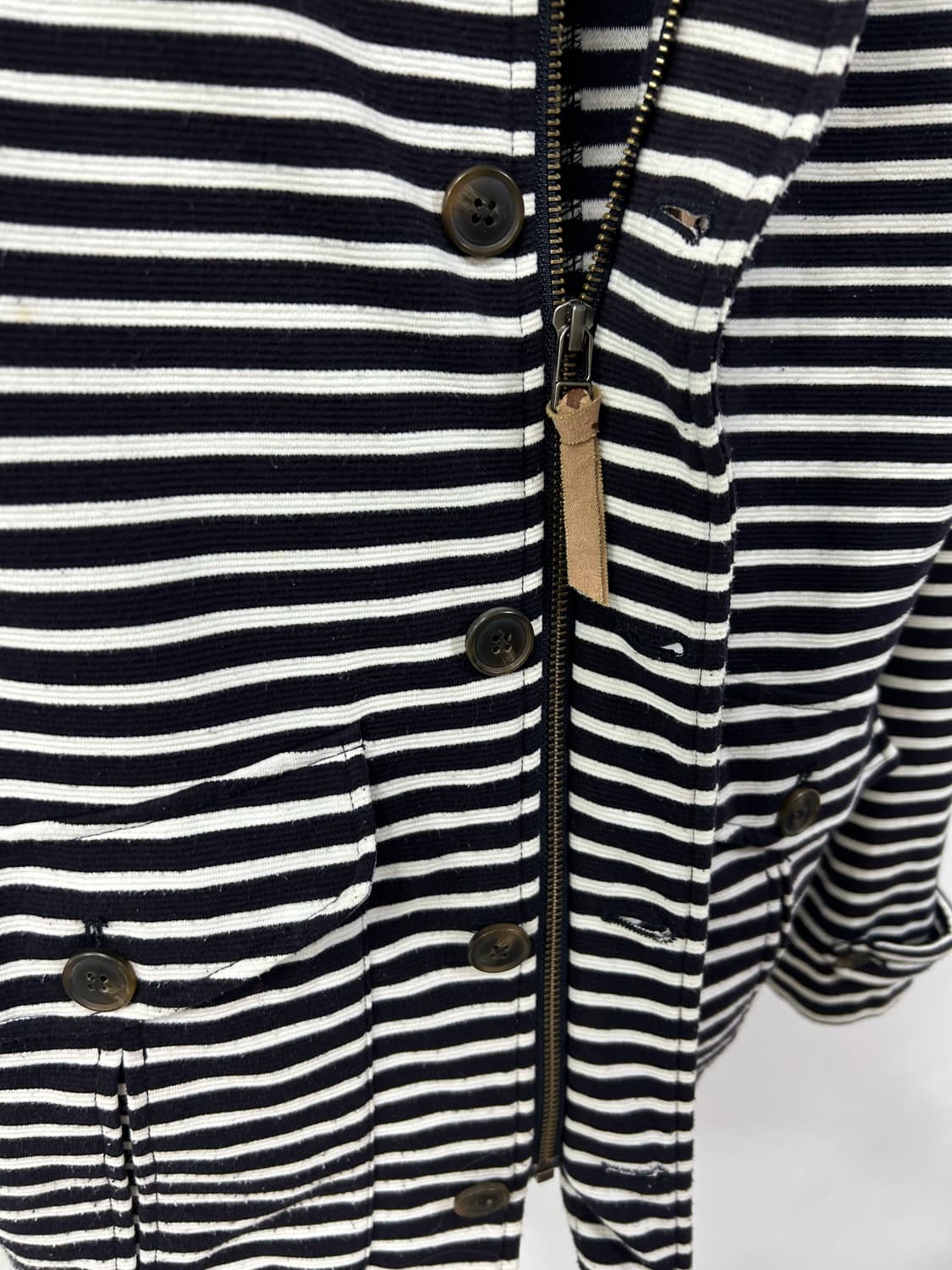 네이비 스트라이프 후드집업 상품이미지8