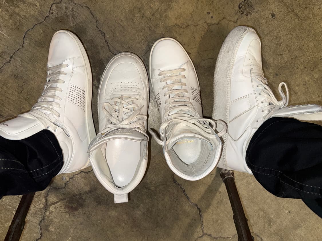 13AW 생로랑 스터드 하이탑 스니커즈 상품이미지4