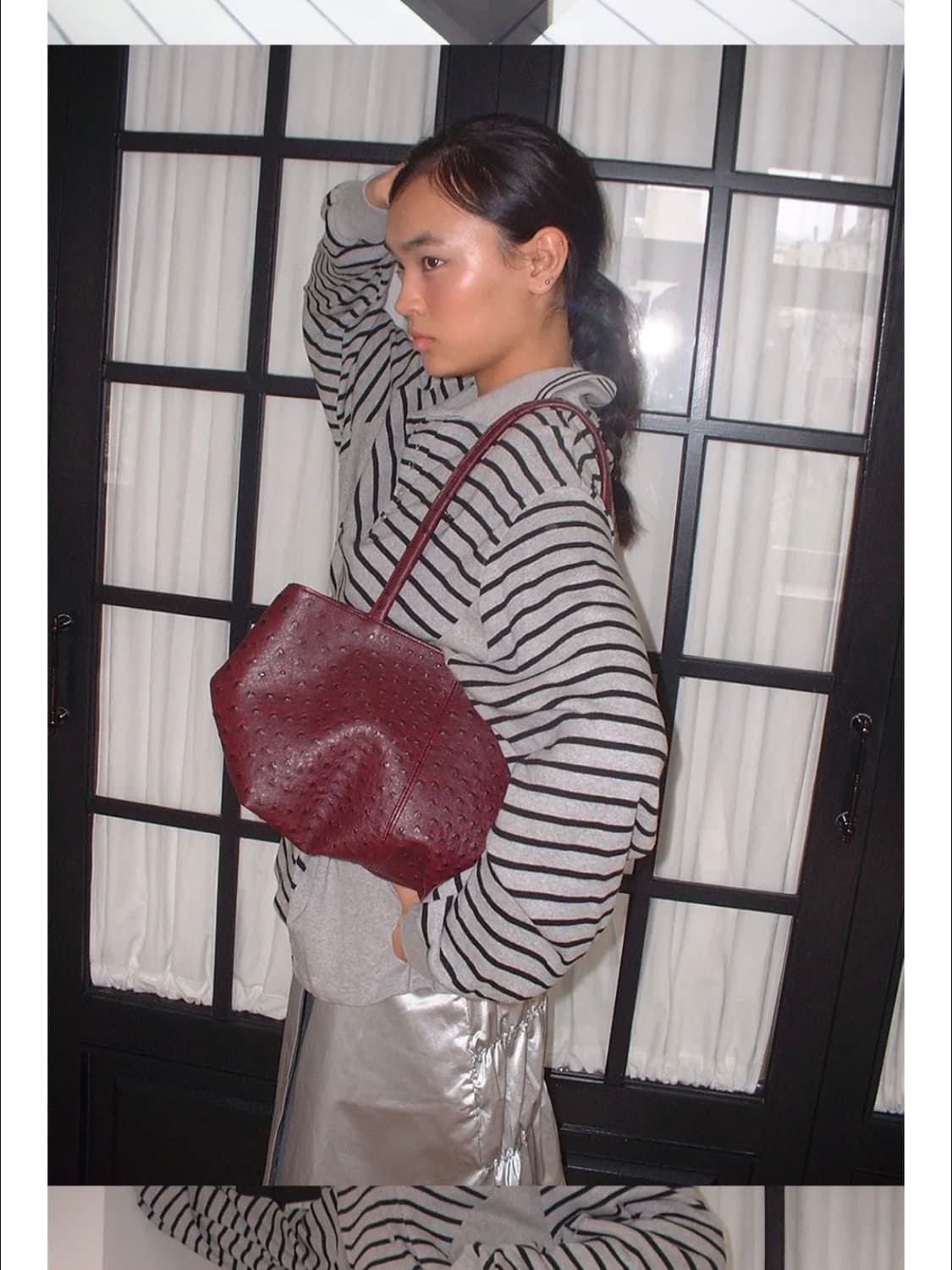 오타이 Boat bag [Embo mulberry] 상품이미지7