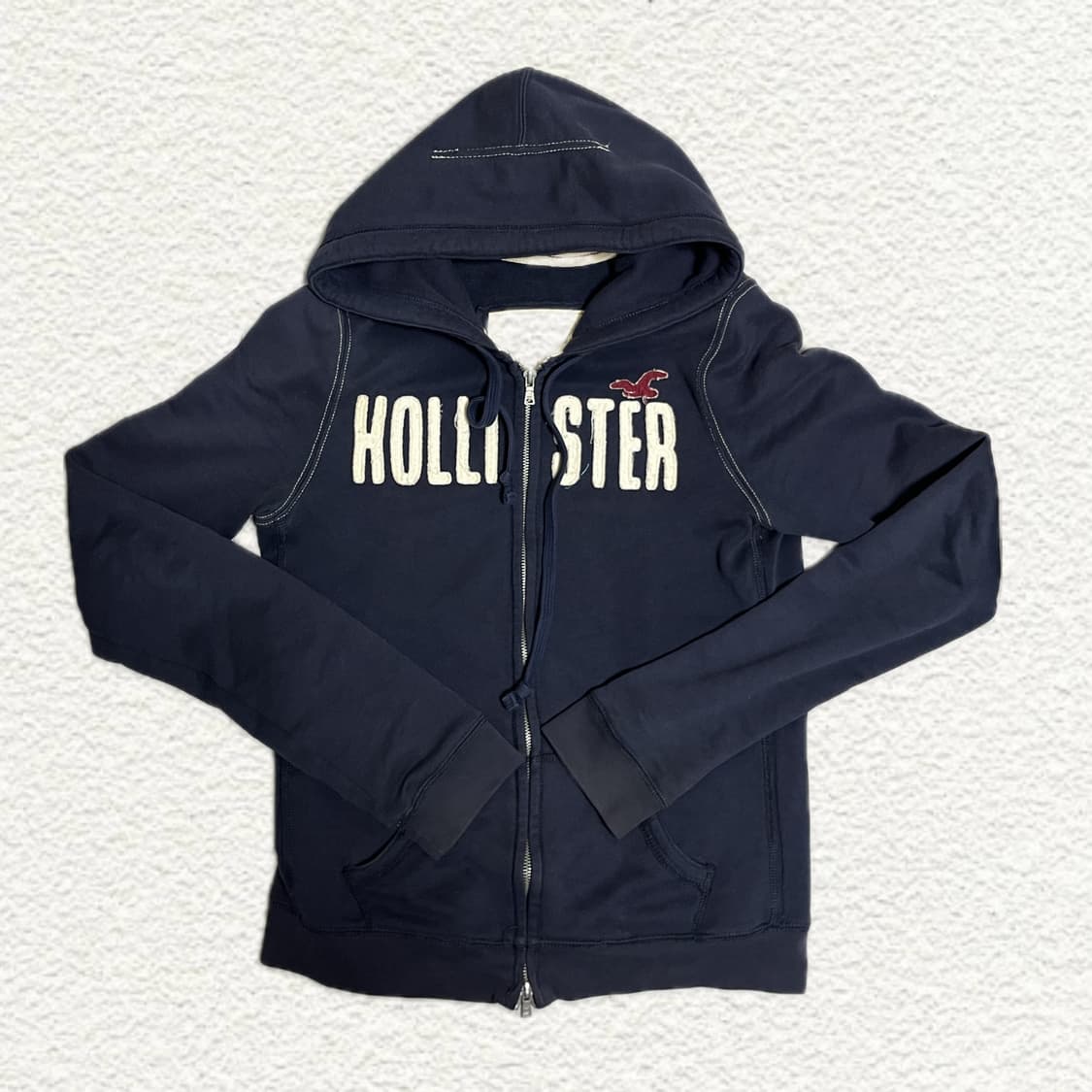 홀리스터 네이비 후드집업 M 상품이미지1