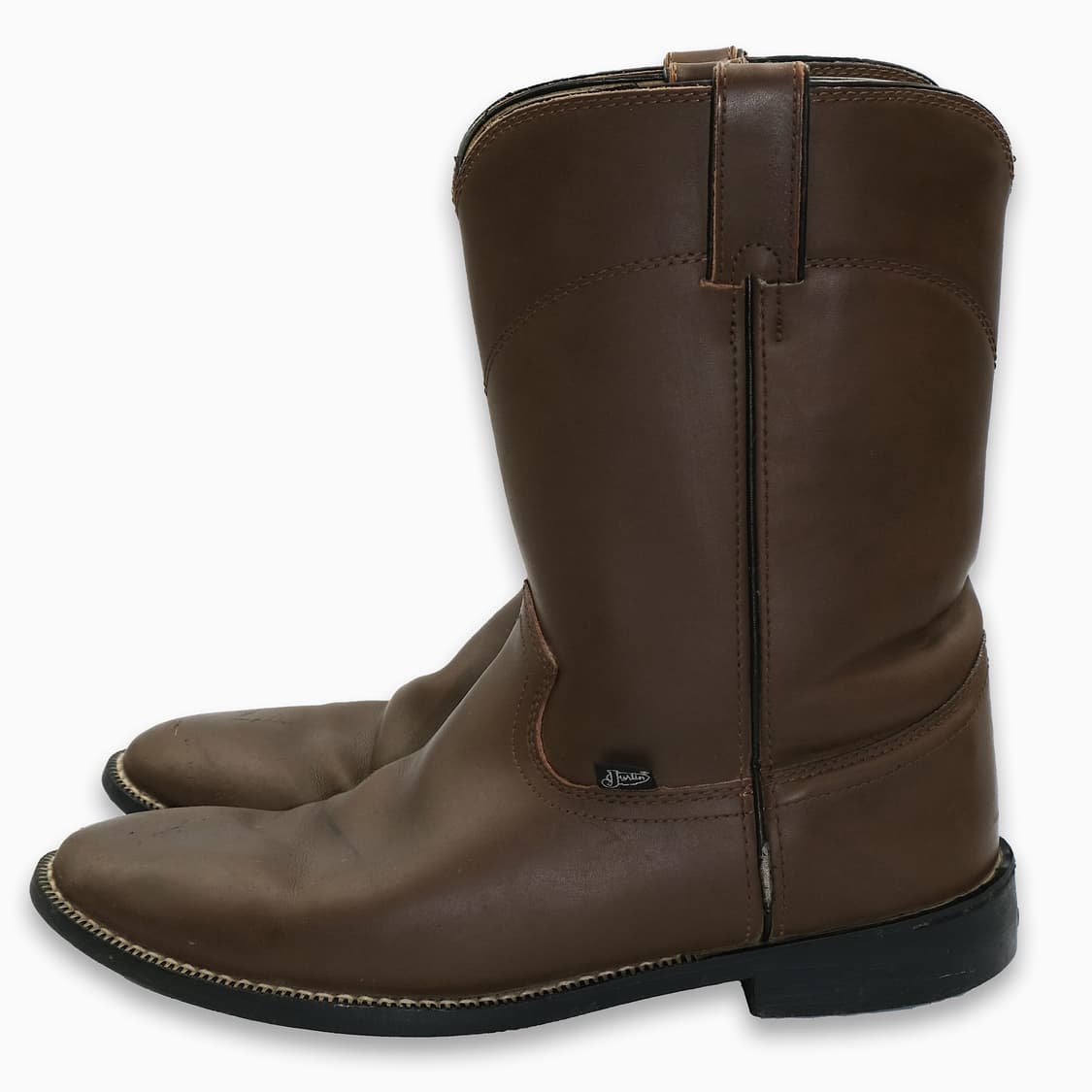 빈티지 저스틴 웨스턴 레더 부츠 9.5D(275)사이즈 BT27509 상품이미지3