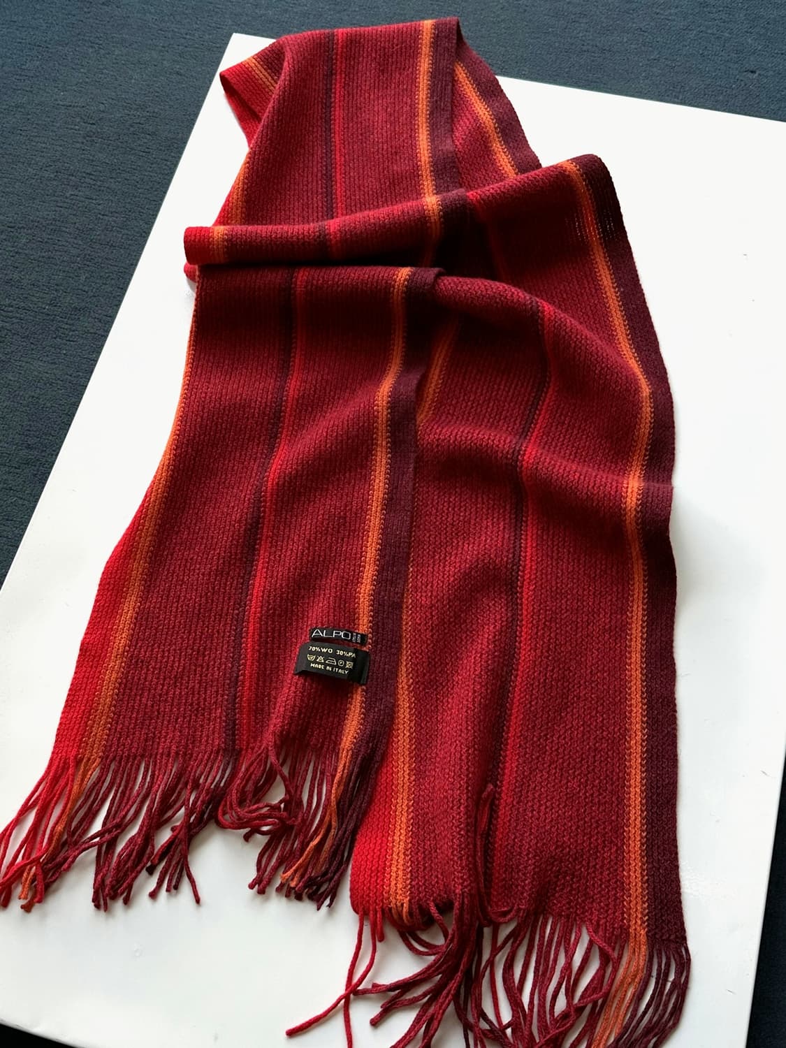 Multi stripe knit muffler 상품이미지4