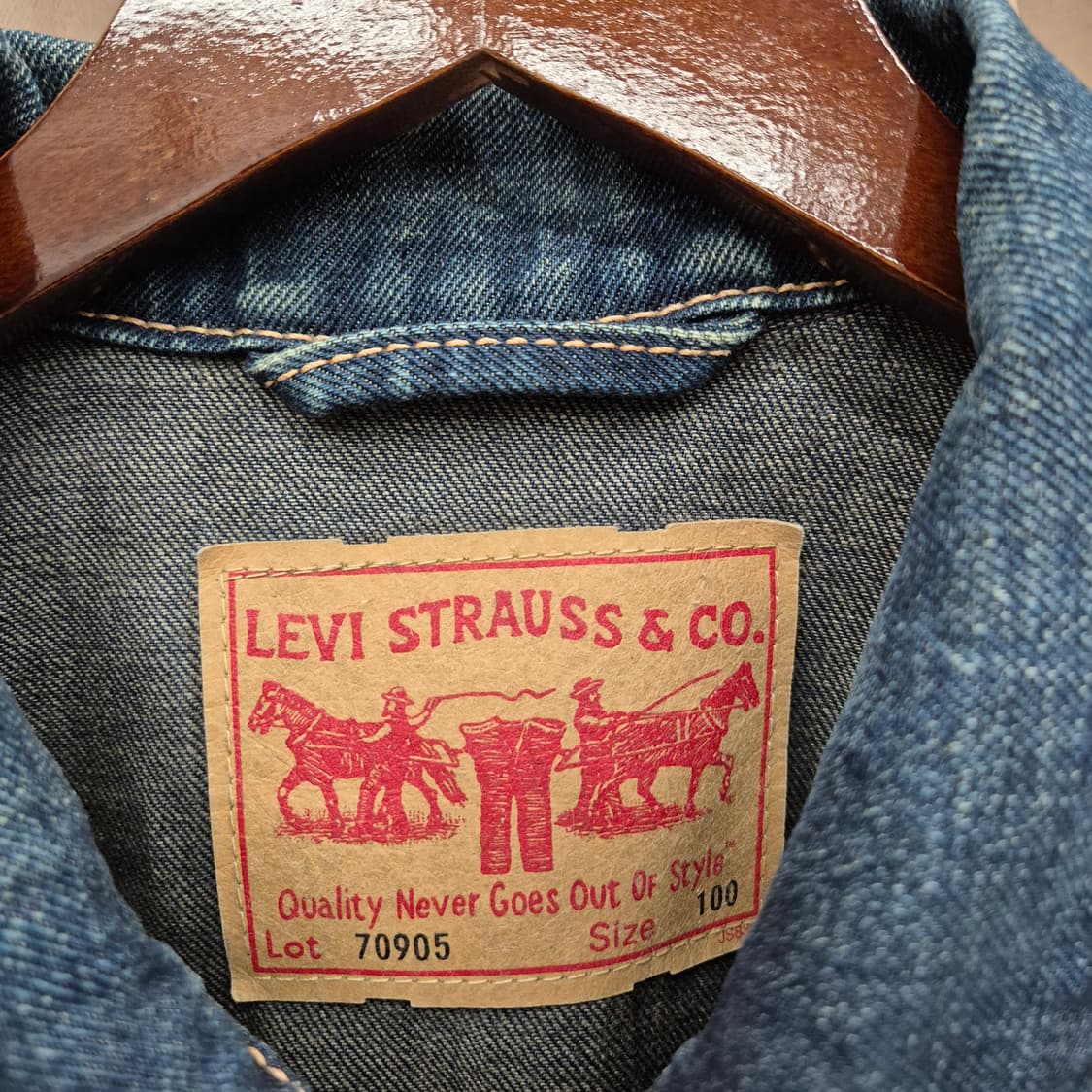 리바이스 70905 타입원 트러커 스타일 자켓 100 상품이미지3