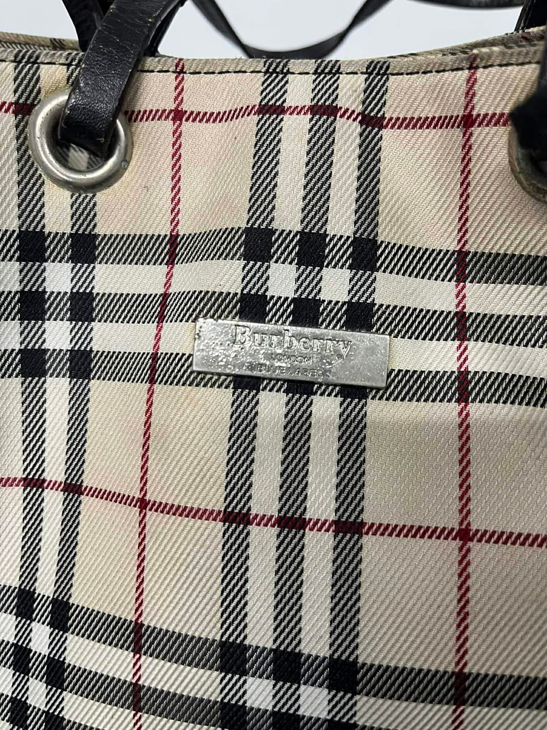 버버리 노바체크 블루라벨 숄더 토트백 상품이미지7