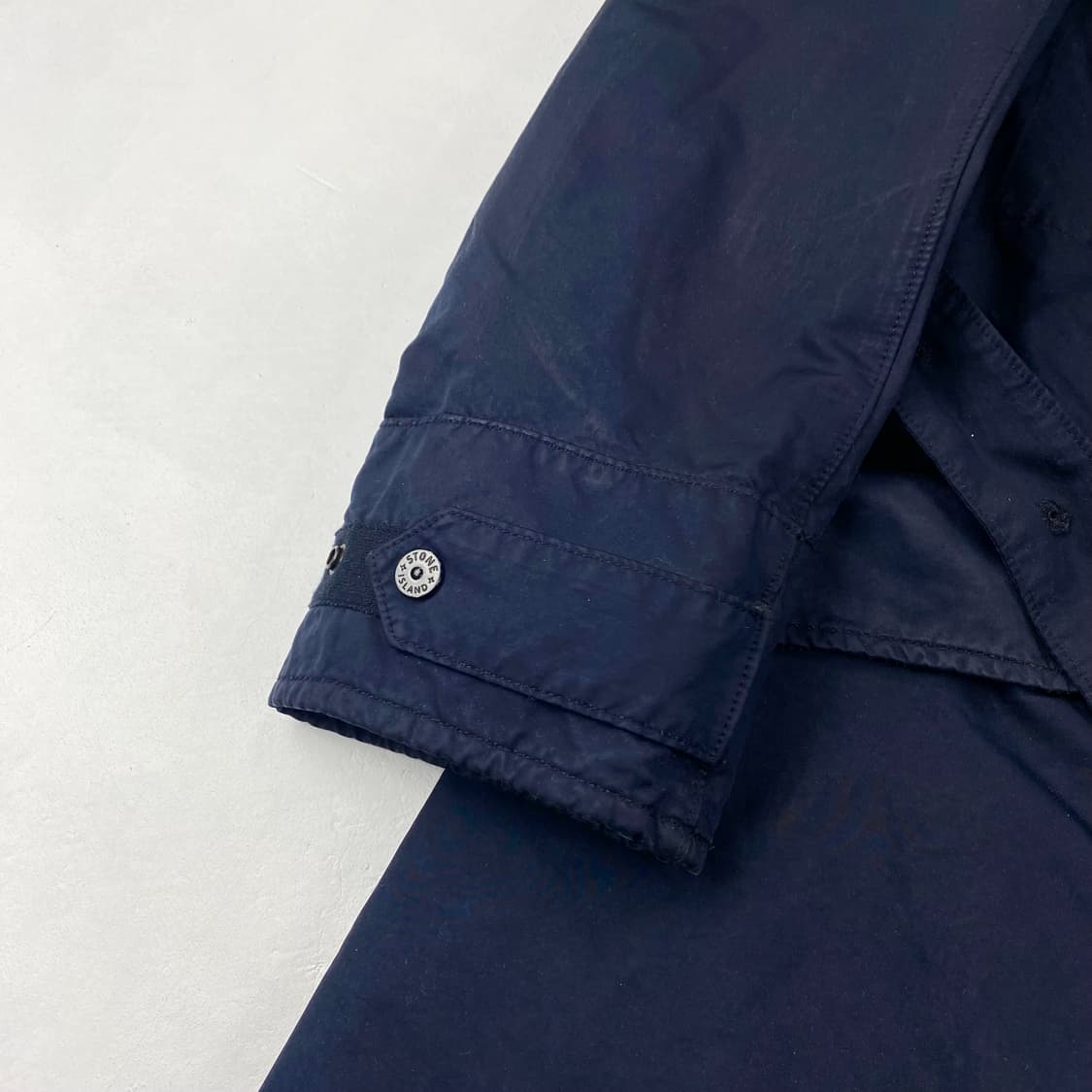 스톤아일랜드 10A/W 아카이브 네이비 트렌치 코트 (100) 상품이미지6