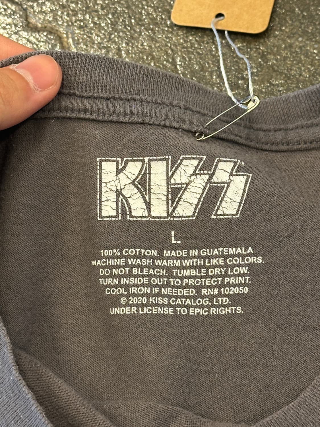 Kiss Band T 밴드 프린팅 반팔 티셔츠 L 상품이미지4