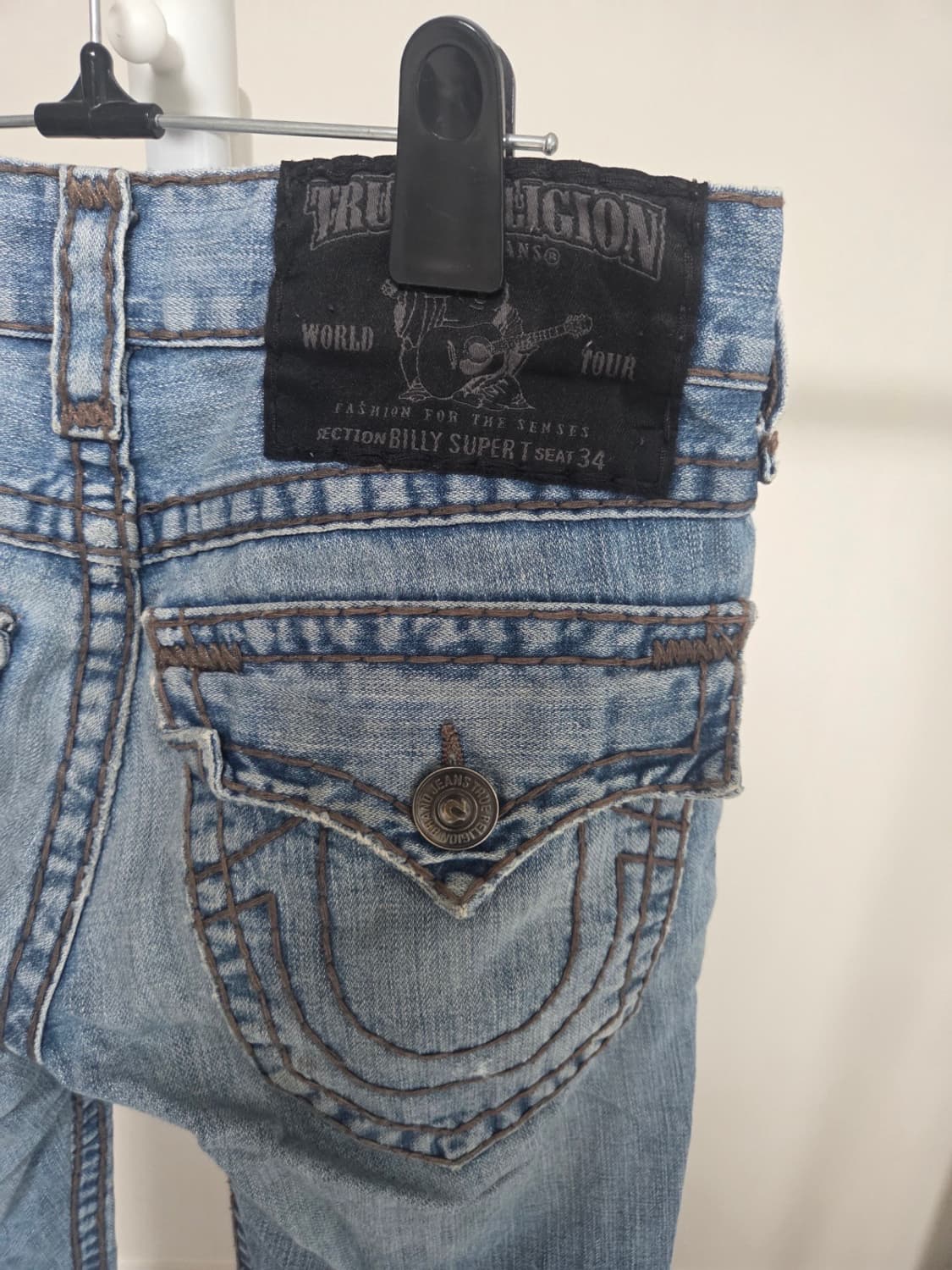 트루릴리젼 연청 바지 상품이미지4